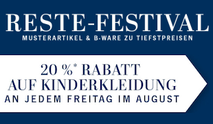 Reste-Festival - Jeden Freitag im August