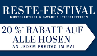 Reste-Festival - Jeden Freitag im Mai