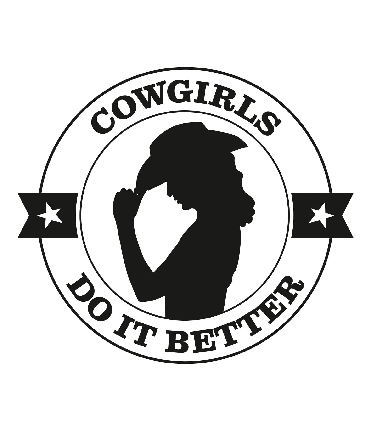 Aufkleber Cowgirl Stonedeek Accessoires Kramer Pferdesport Osterreich