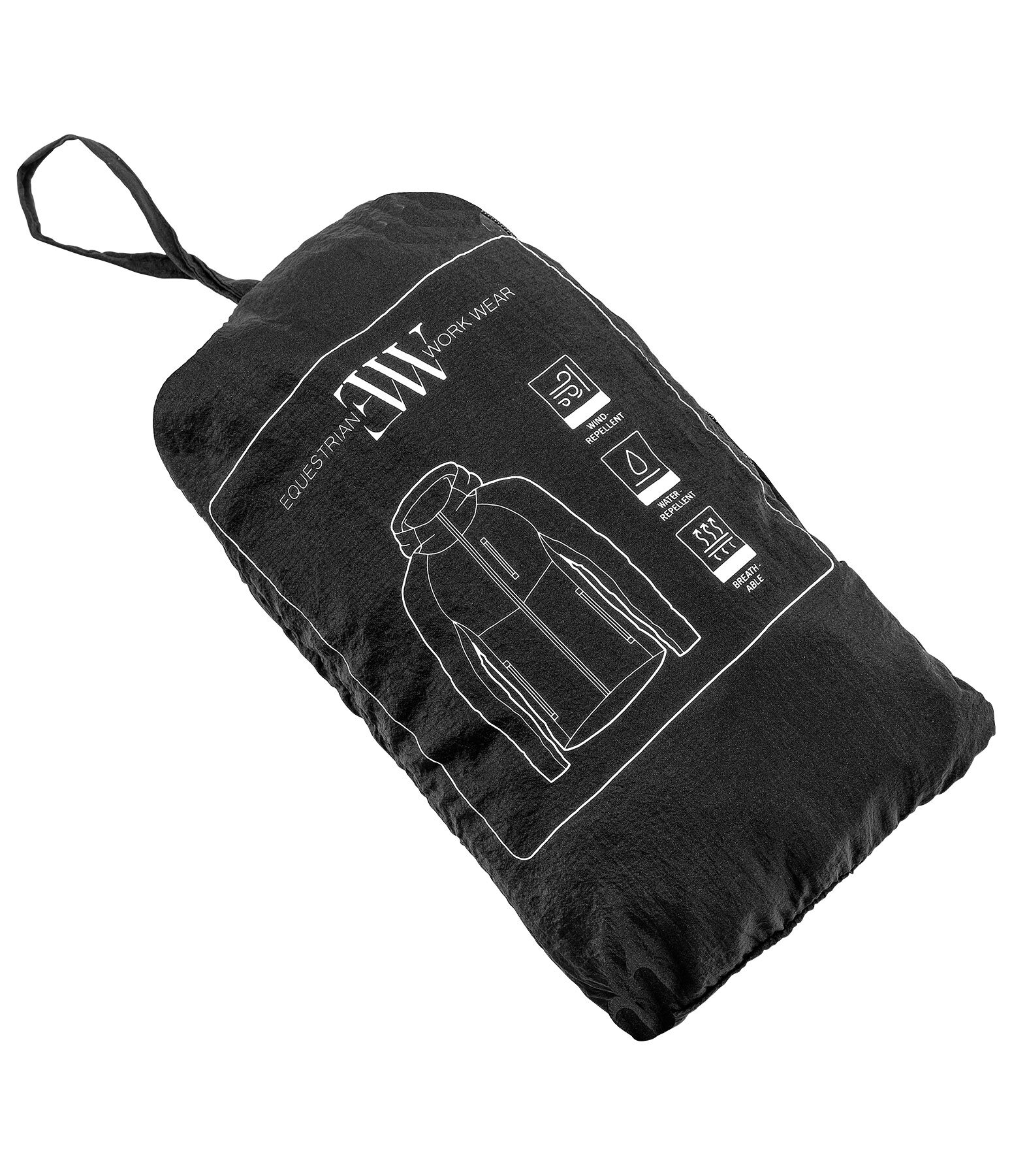 Windbreaker-Jacke faltbar