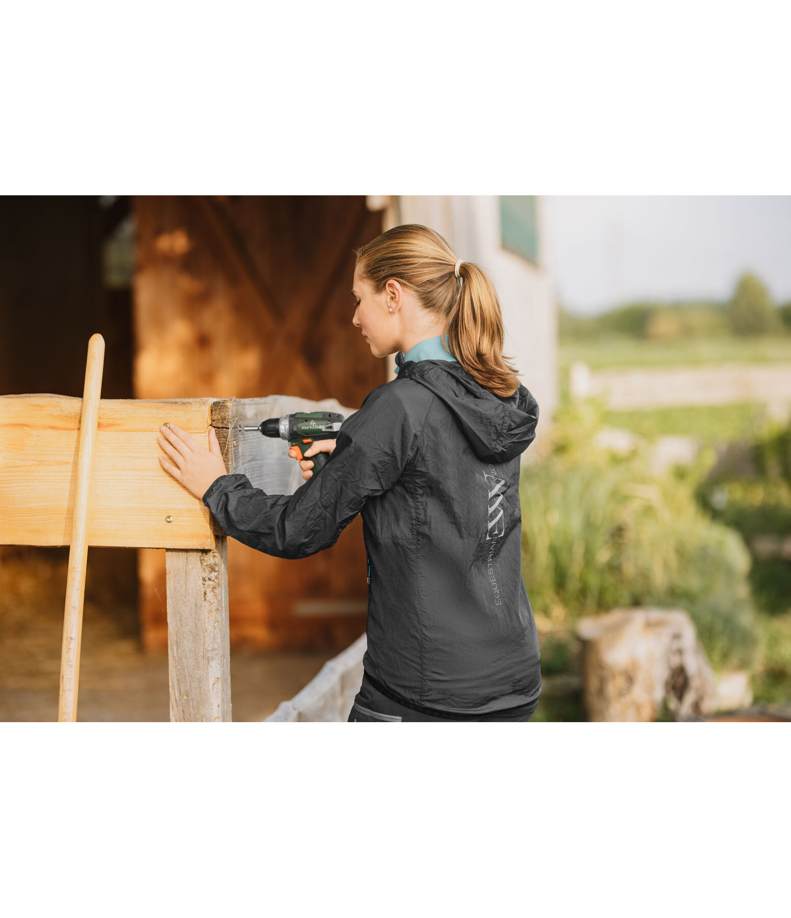 Windbreaker-Jacke faltbar