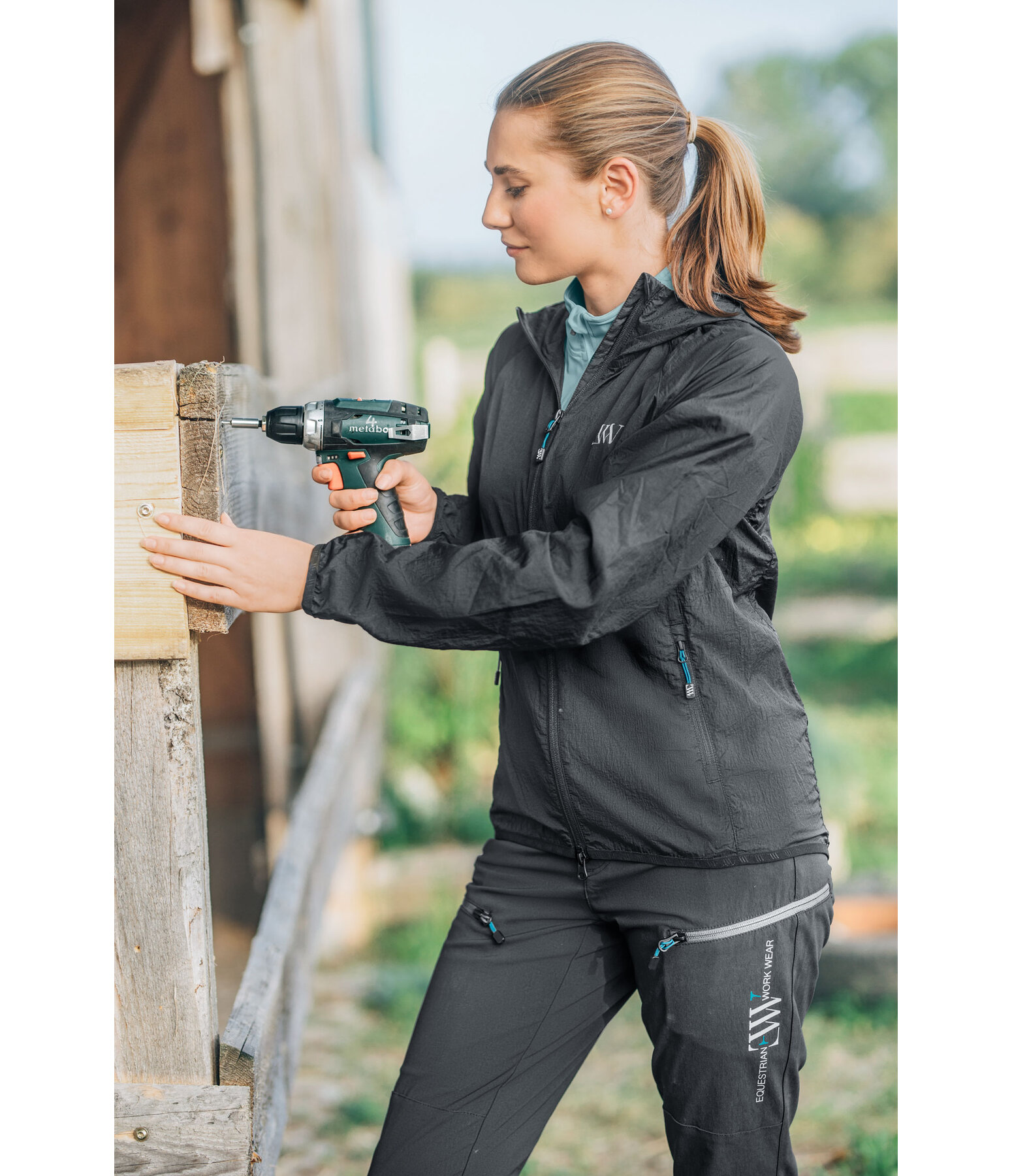 Windbreaker-Jacke faltbar