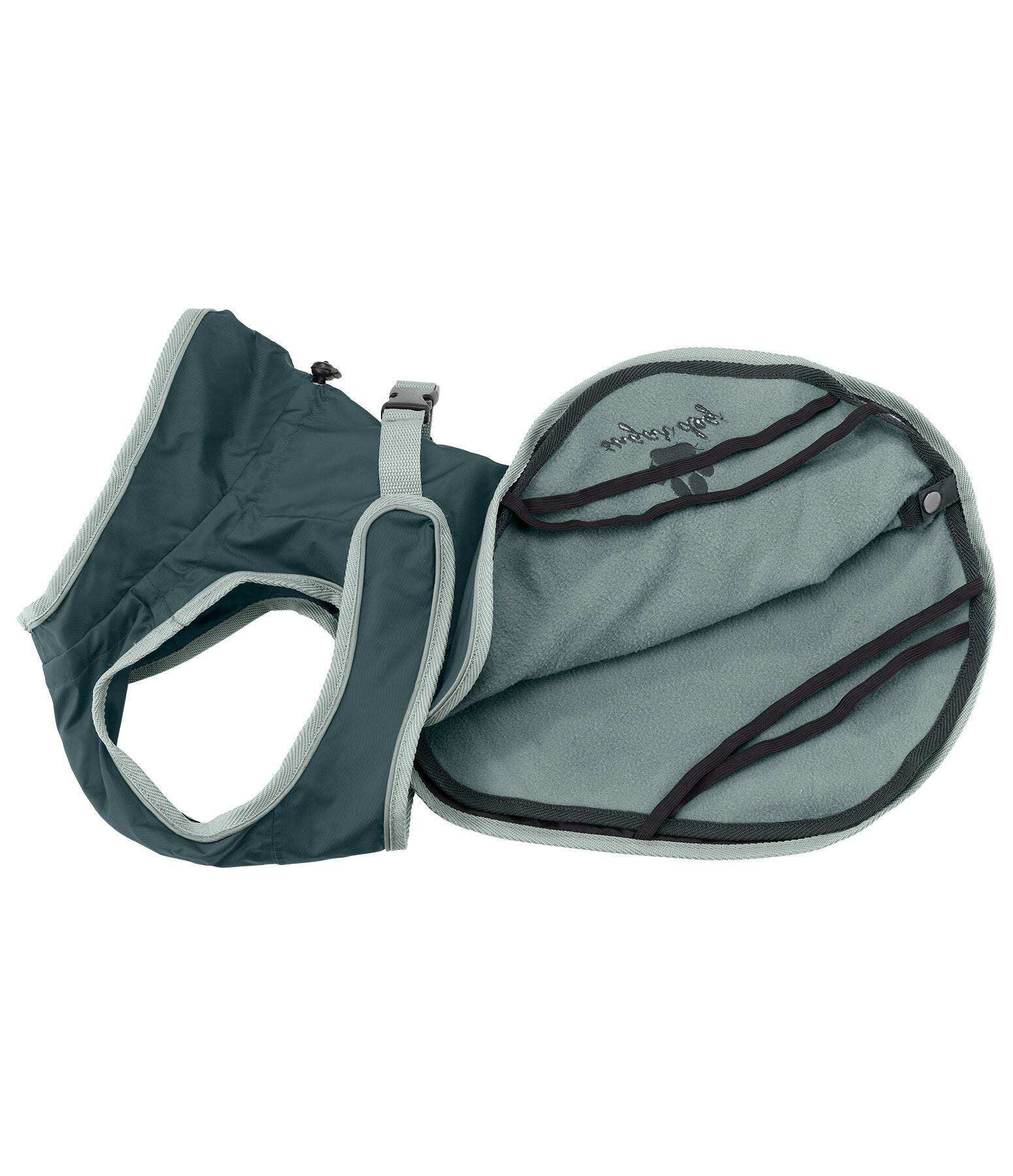 Hunde Regenmantel Eldoro II mit Fleeceinnenfutter, 0 g