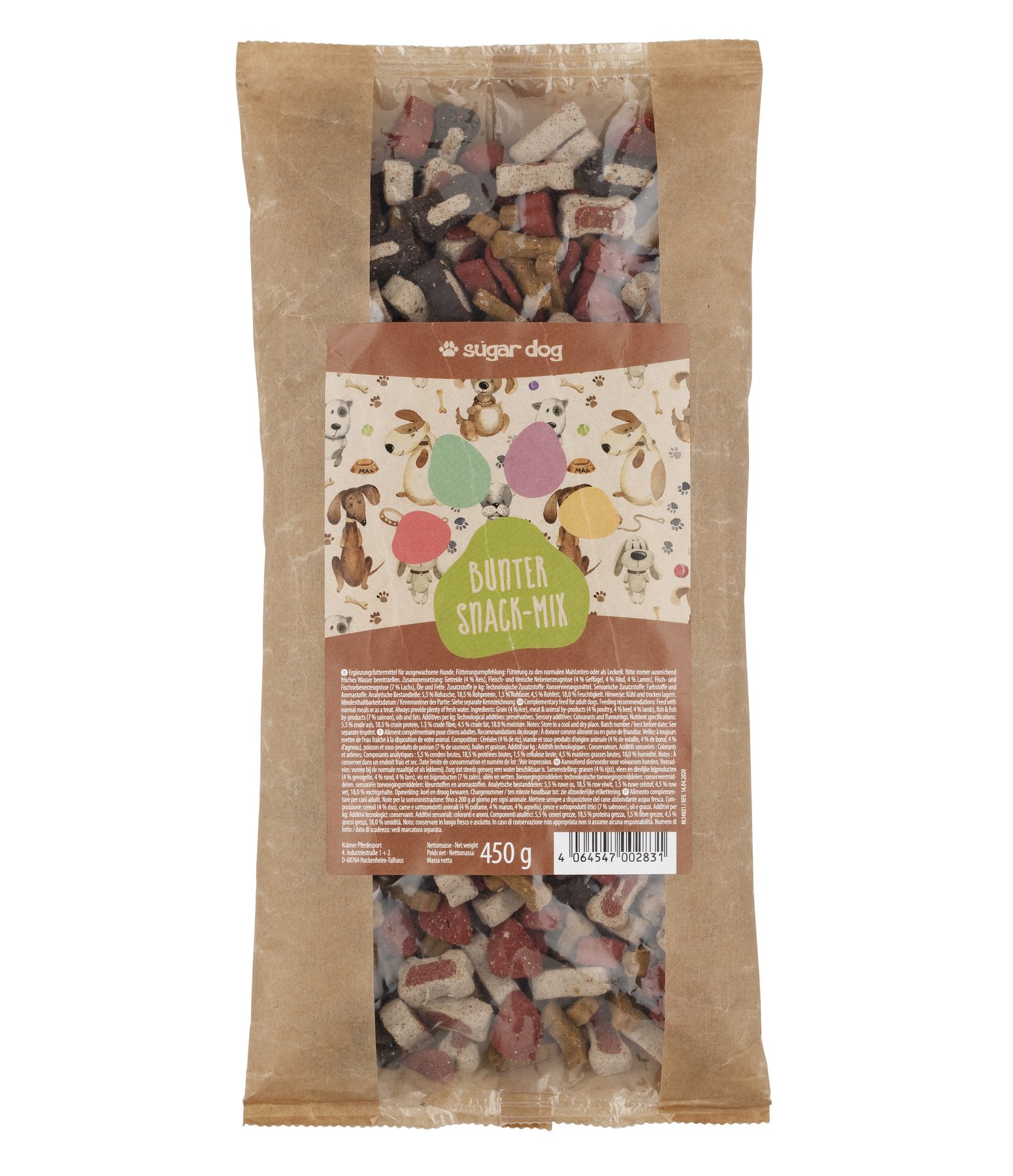 Bunter Snack-Mix fr Hunde