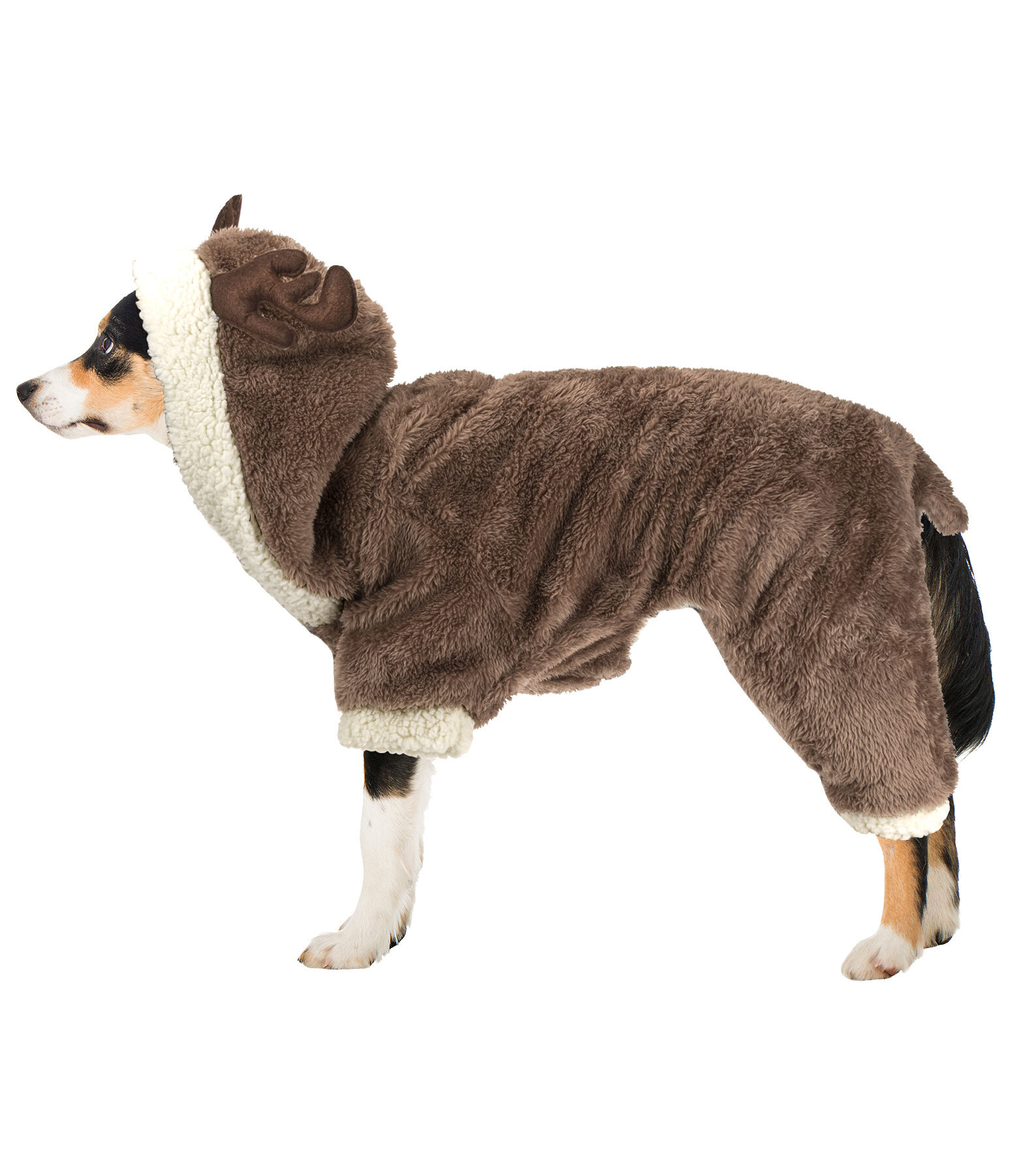 Kuschel-Hunde-Onesie Rudolph