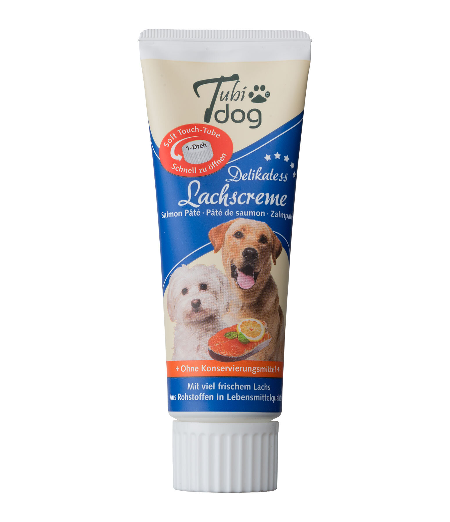 Delikatess Lachscreme für Hunde