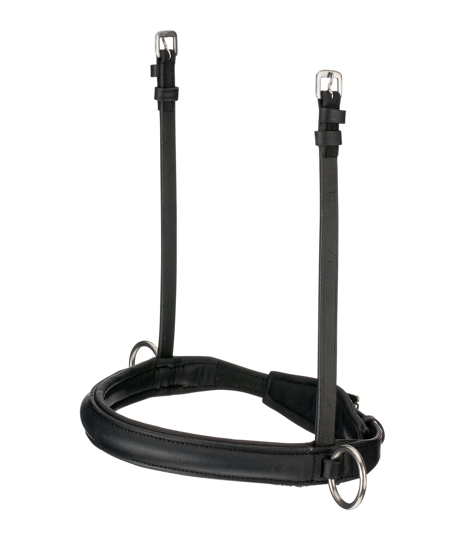 Mix & Match Geltes Leder-Reithalfter Gebisslos