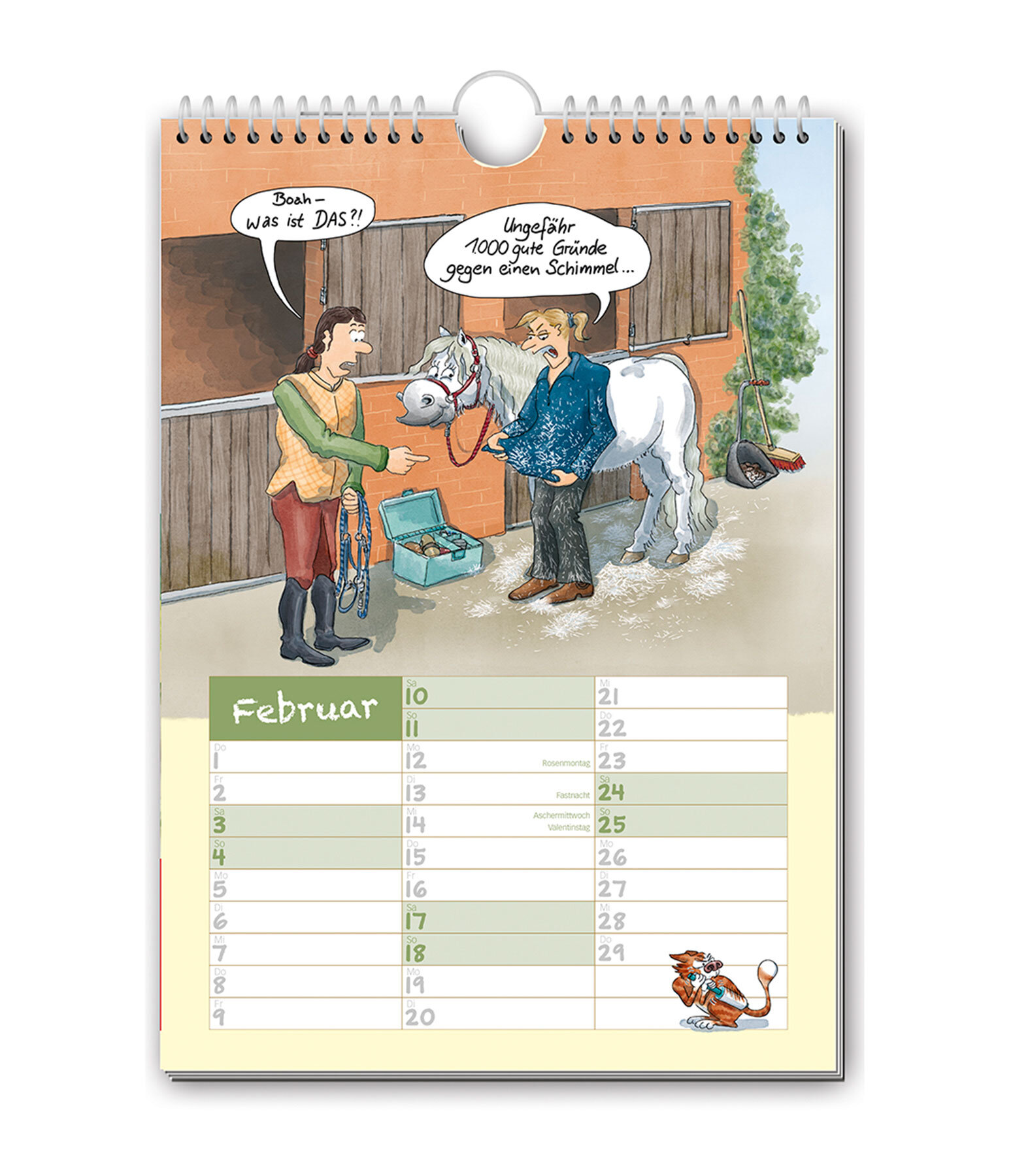 Geschichten vom Pferd - Comic Kalender 2024