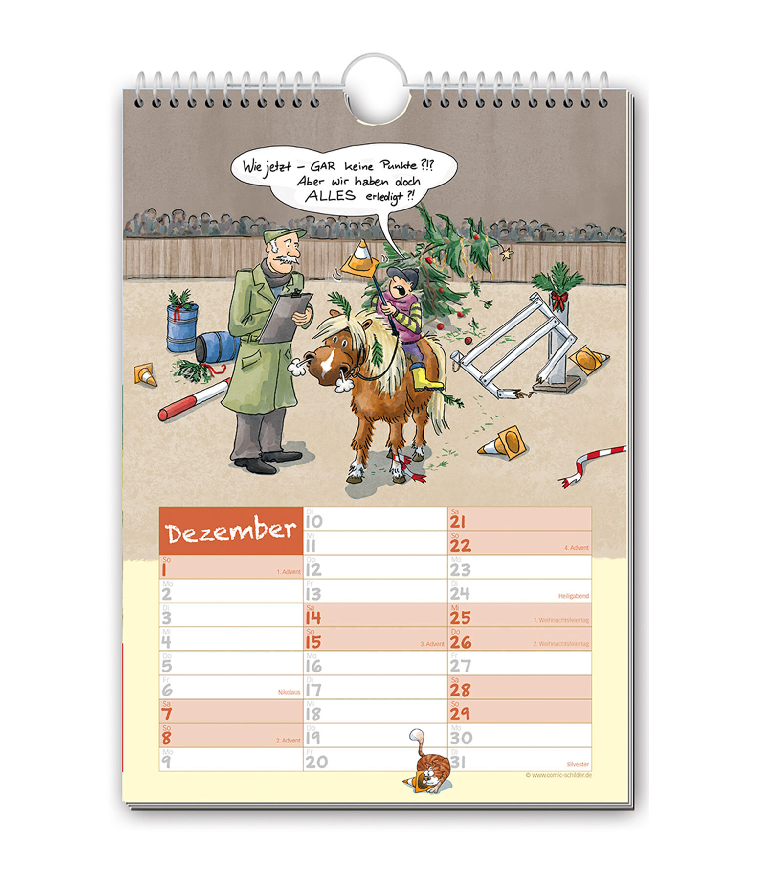 Geschichten vom Pferd - Comic Kalender 2024