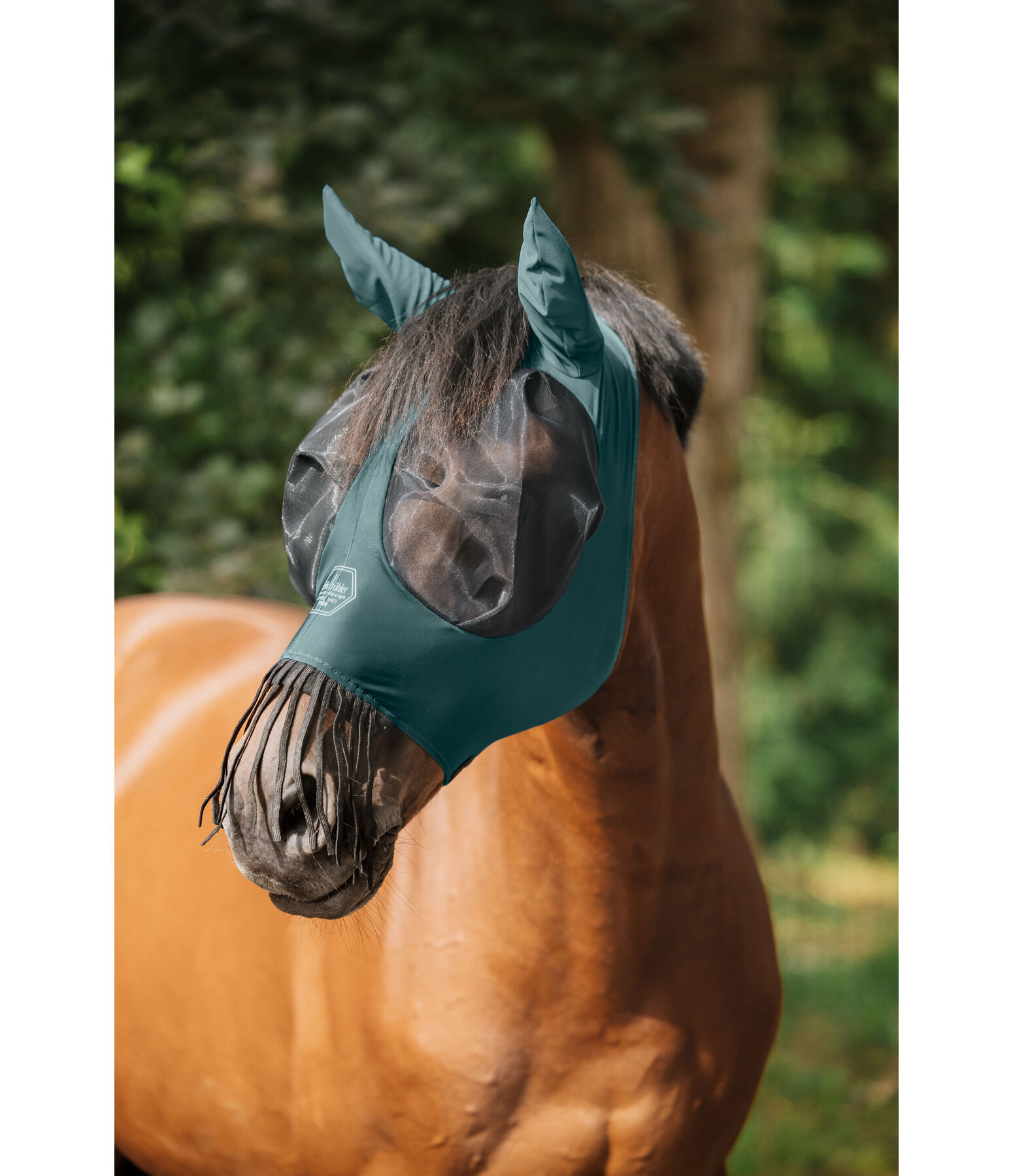 Fliegenmaske Stretch Comfort mit Nsternschutz und RV