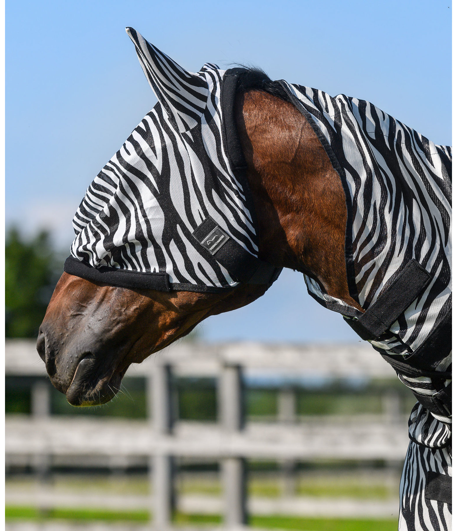 Fliegenmaske Zebra