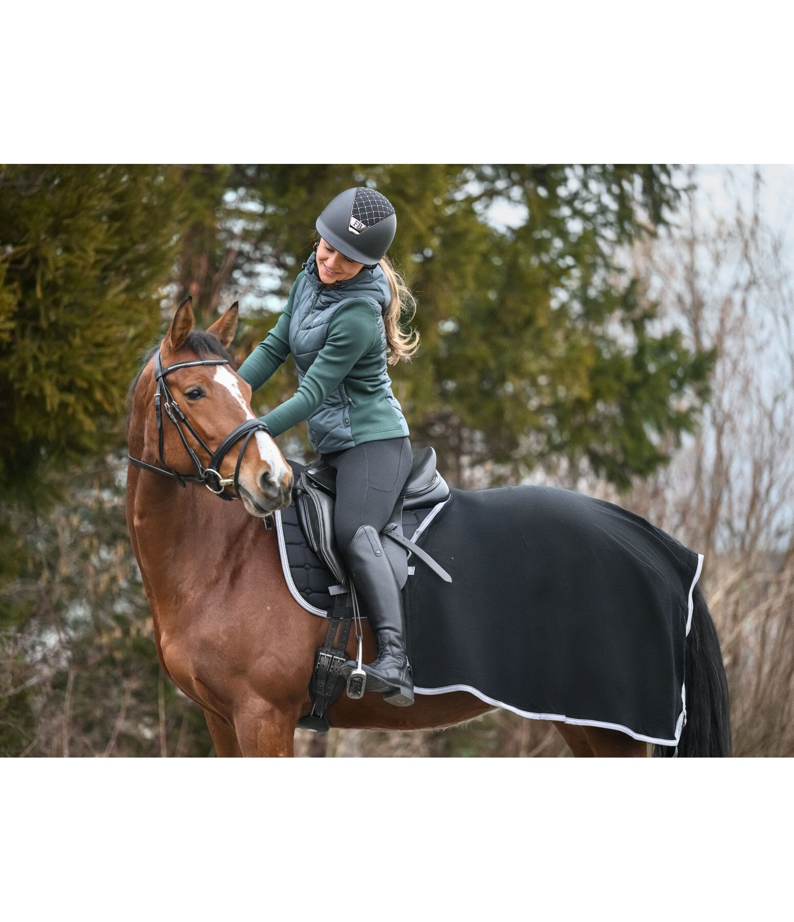 Fleece-Ausreitdecke Basic