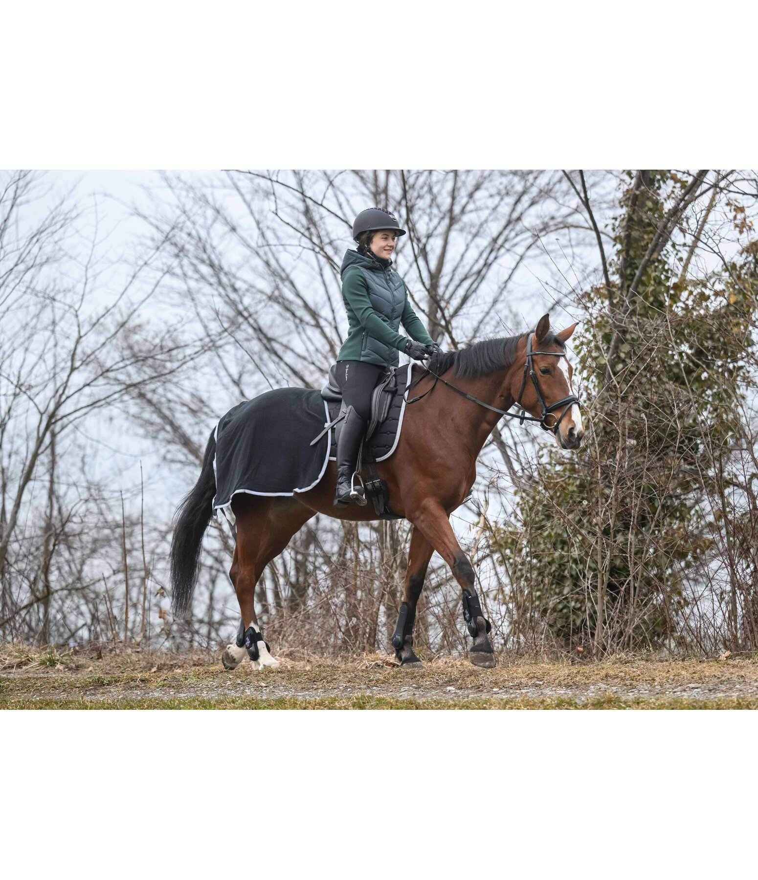 Fleece-Ausreitdecke Basic
