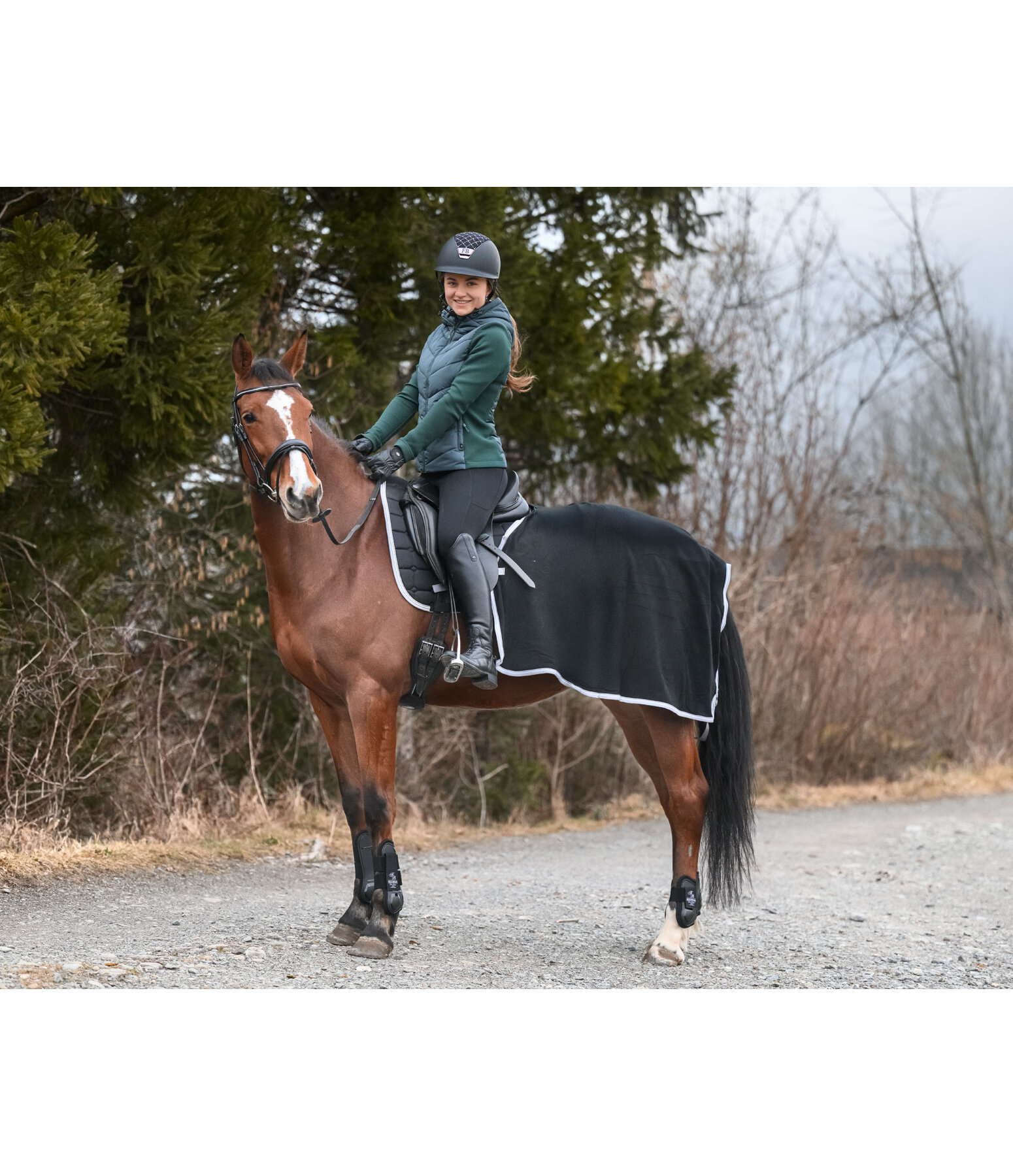 Fleece-Ausreitdecke Basic