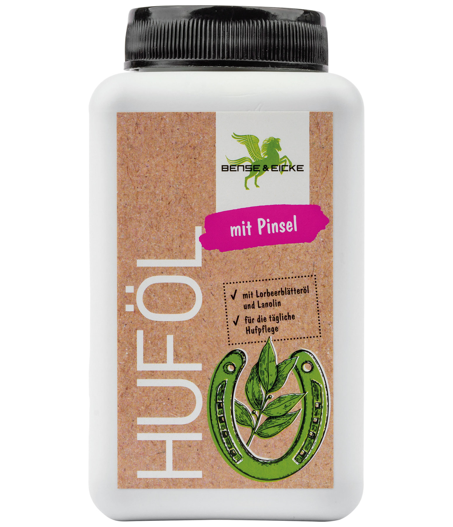 Huföl mit Pinsel