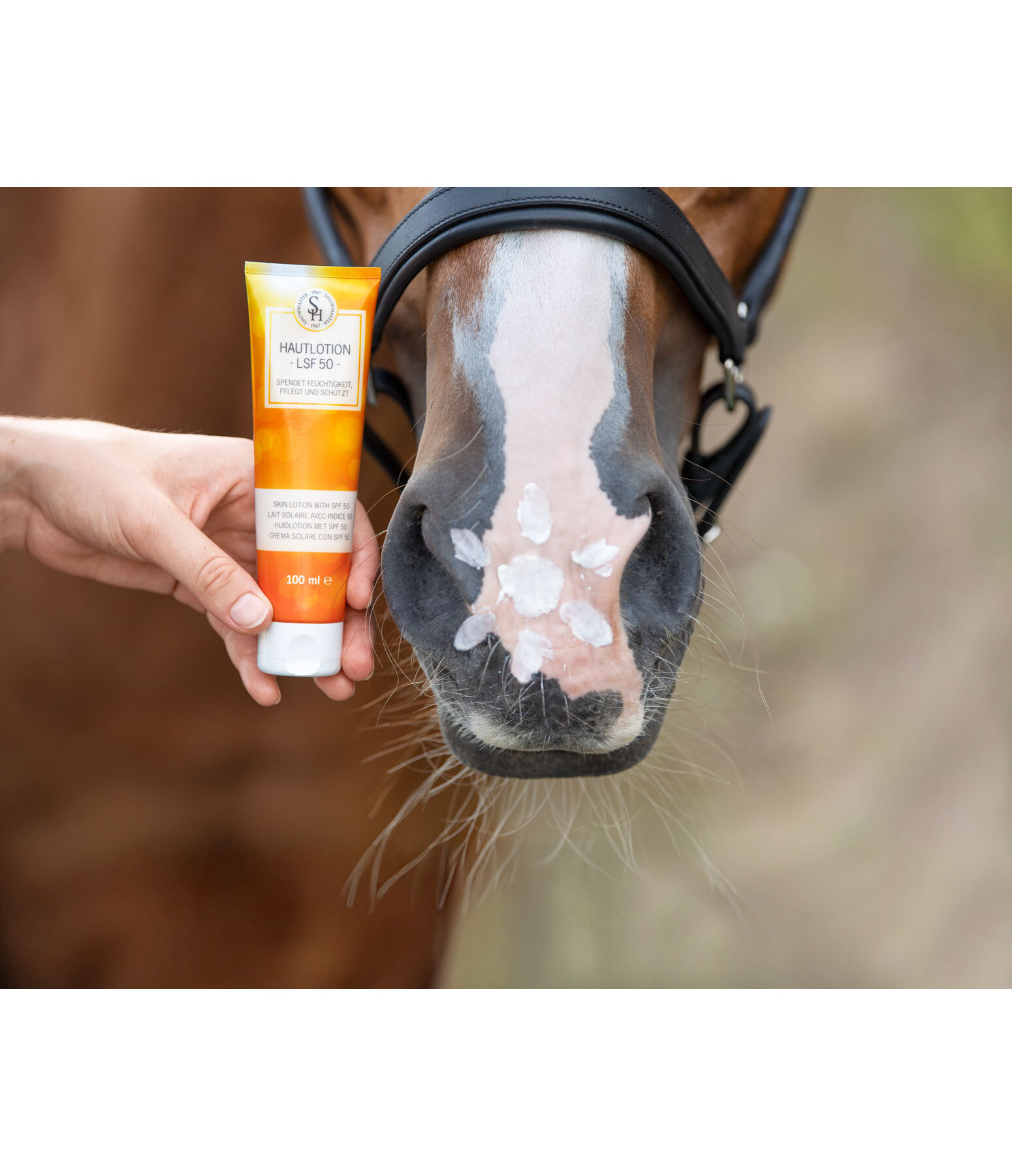 Hautlotion mit LSF 50