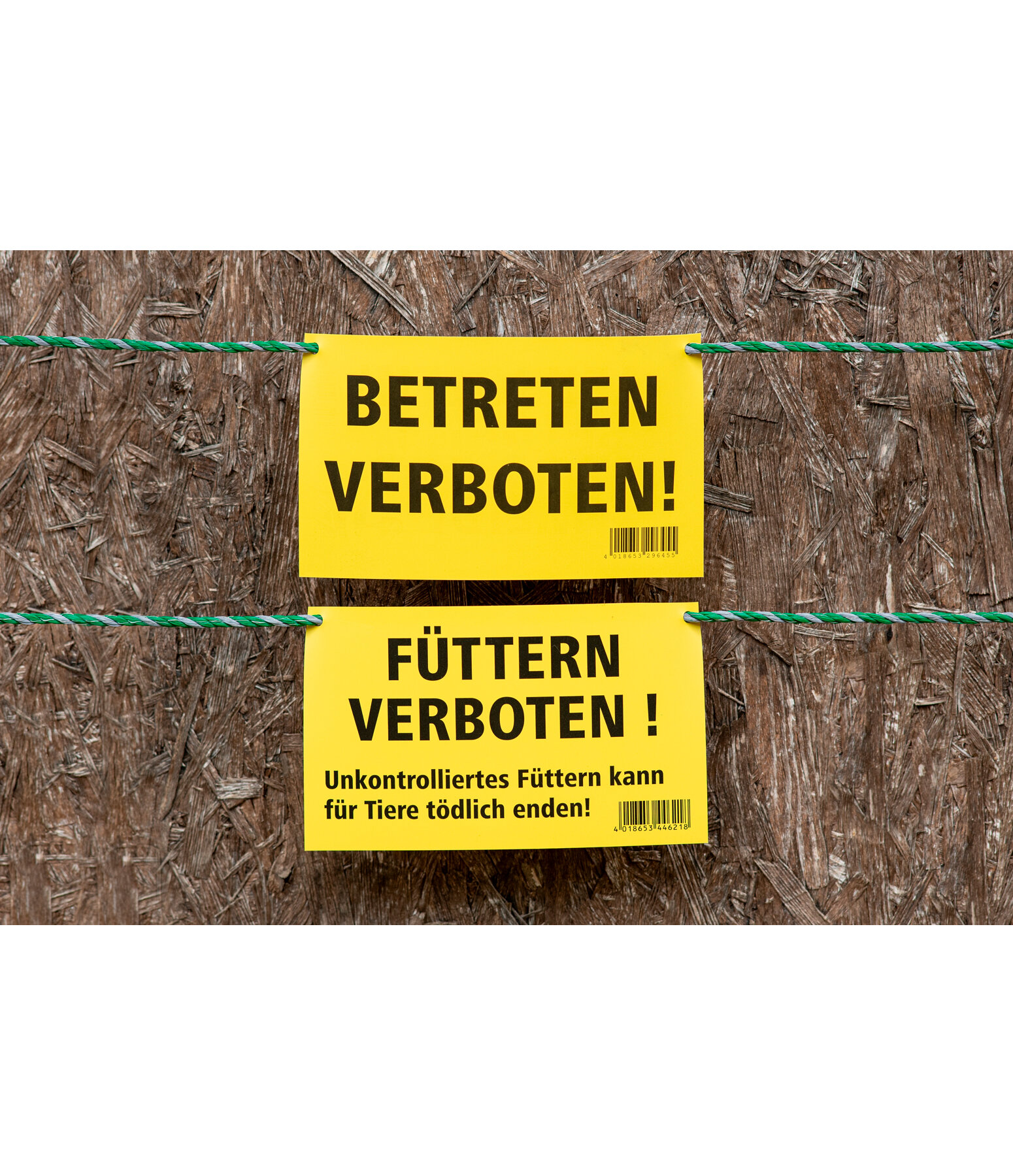 Warnschild Betreten verboten