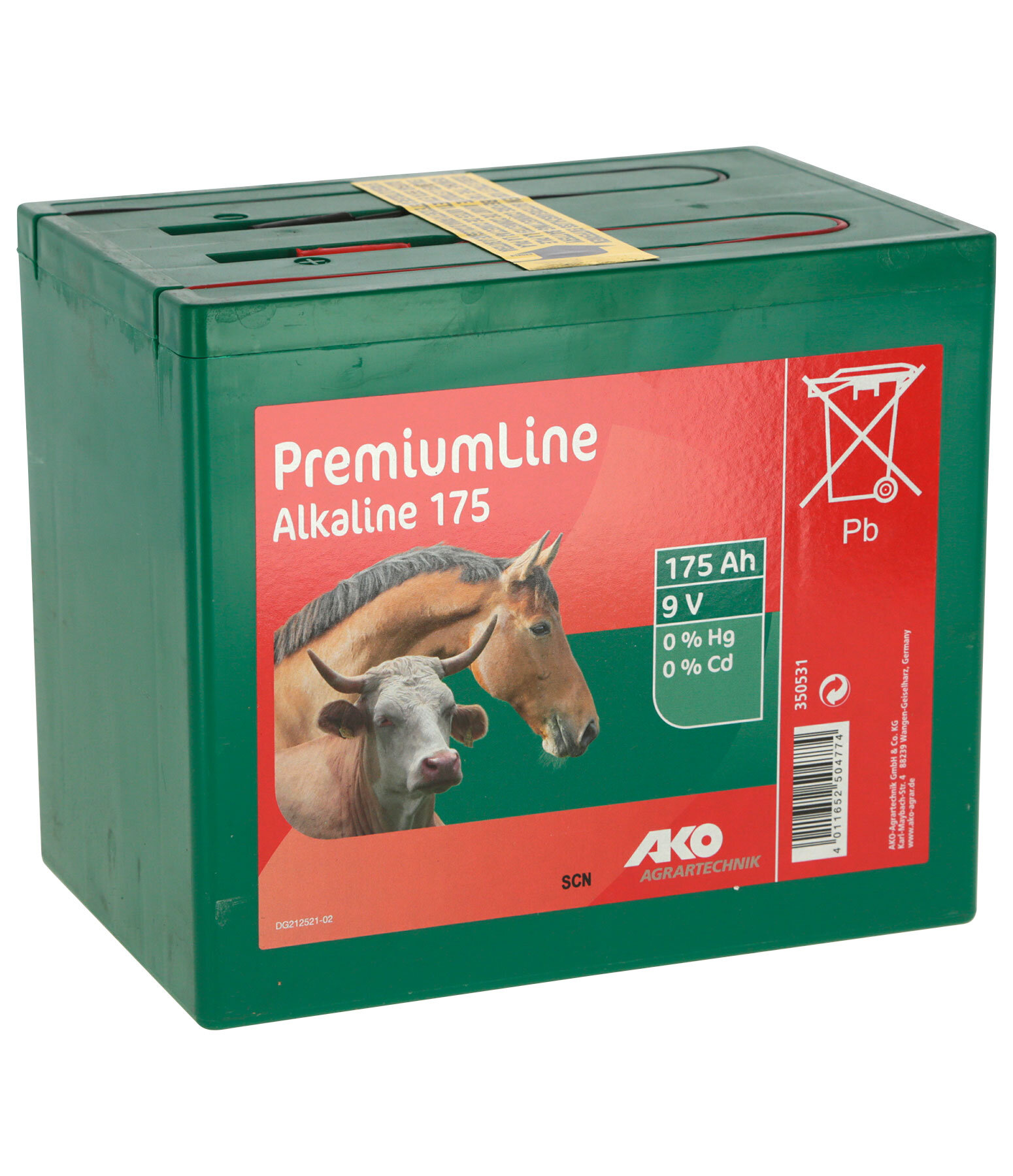 9 V Alkaline Batterie 175 Ah