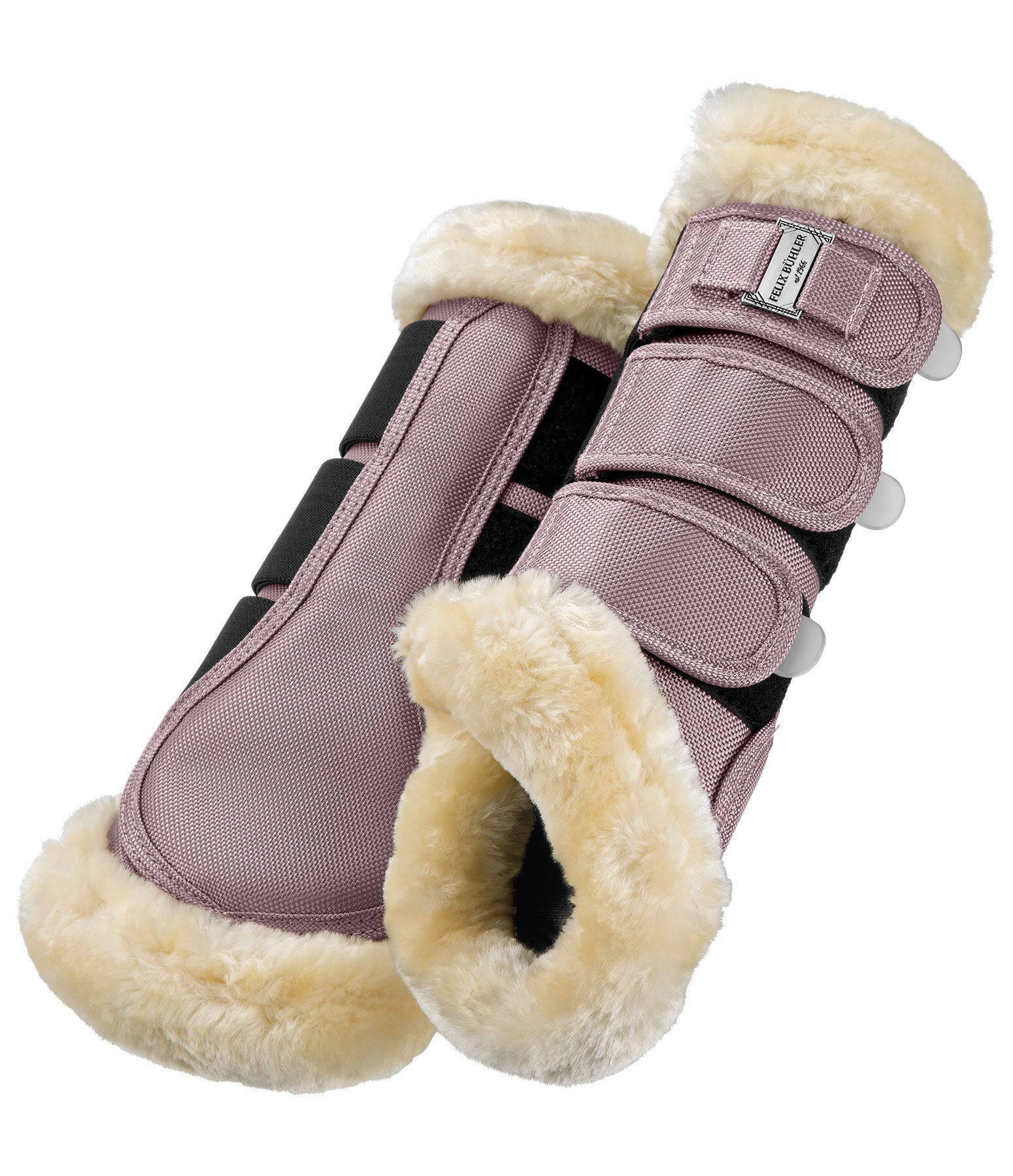 Teddyfleece-Dressurgamaschen Essential, Hinterbeine