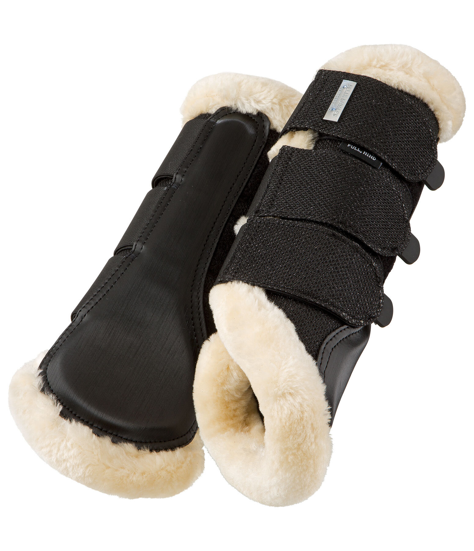 Teddyfleece-Dressurgamaschen Sparkle, Hinterbeine