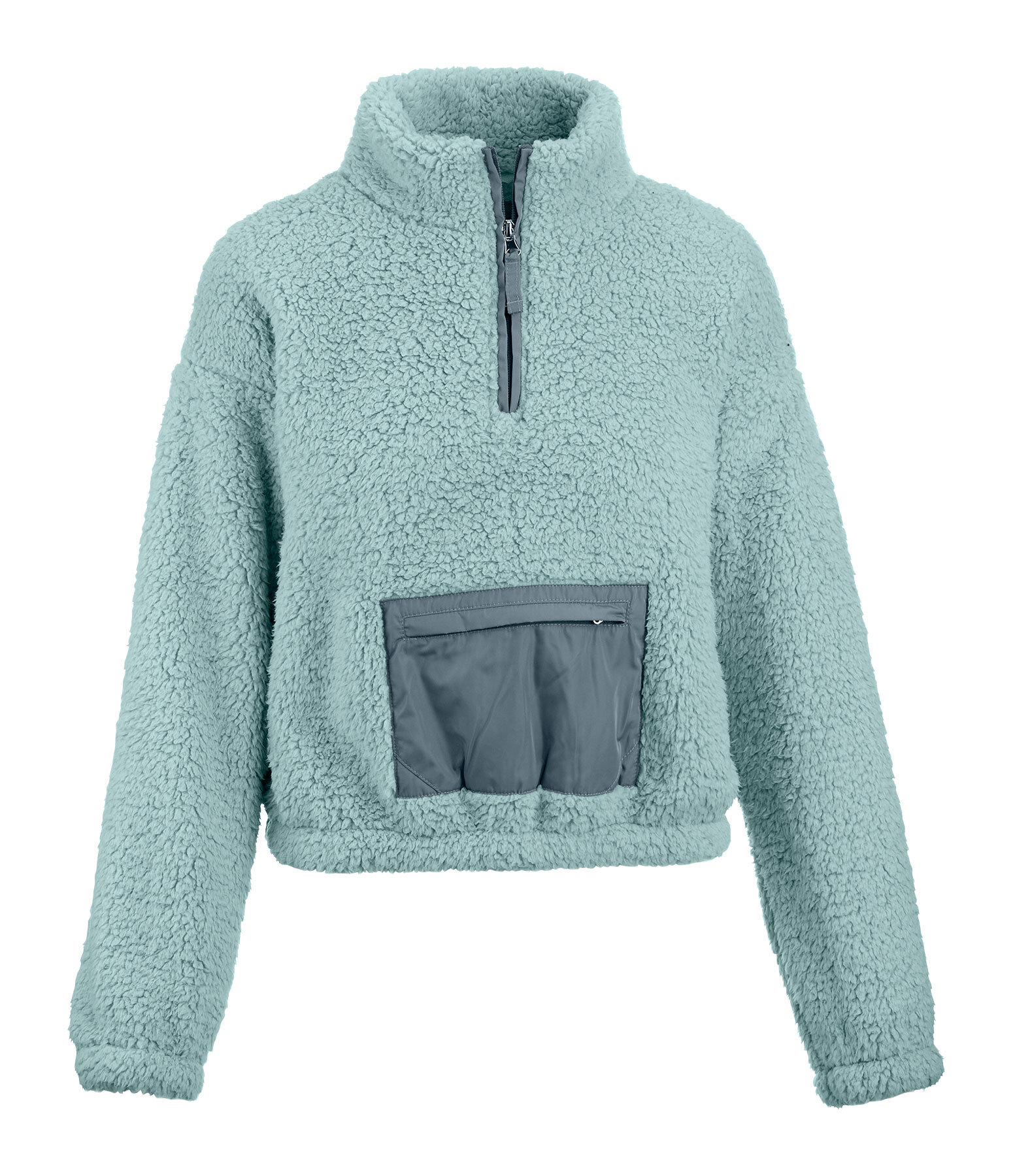 Sherpa-Pullover Icy fr Damen