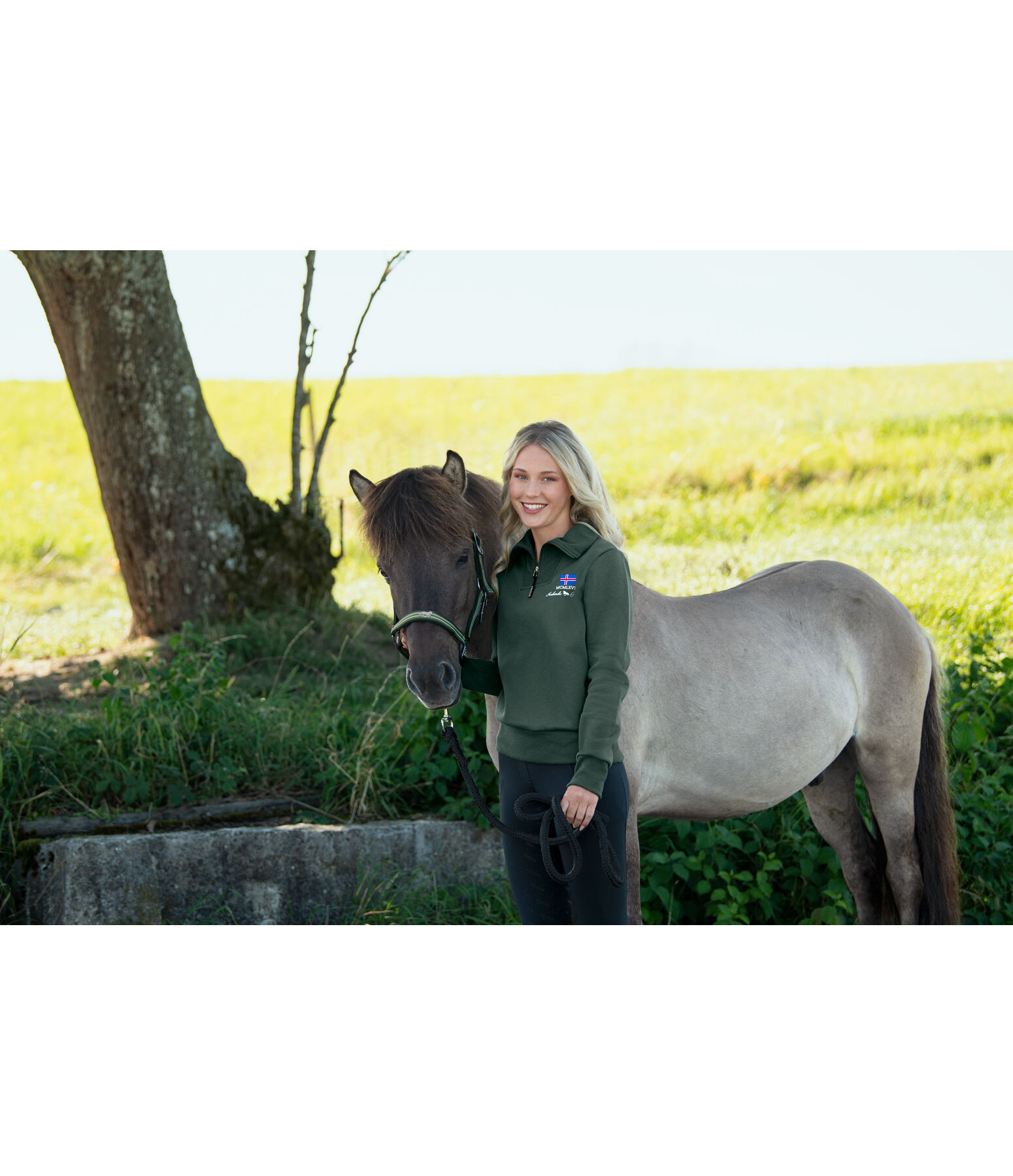 Rollkragen-Pullover Floro