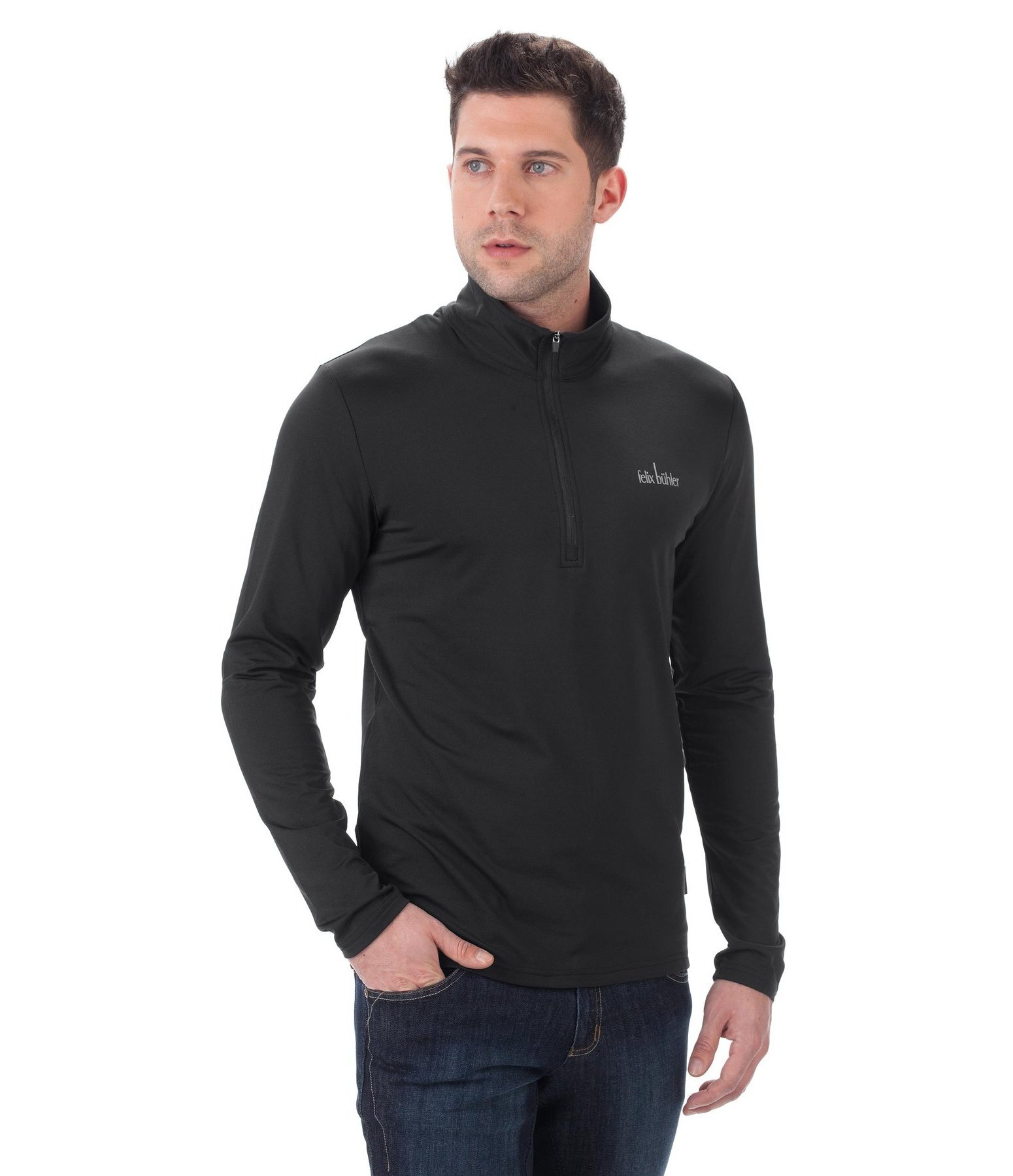 Herren-Performance-Langarmshirt