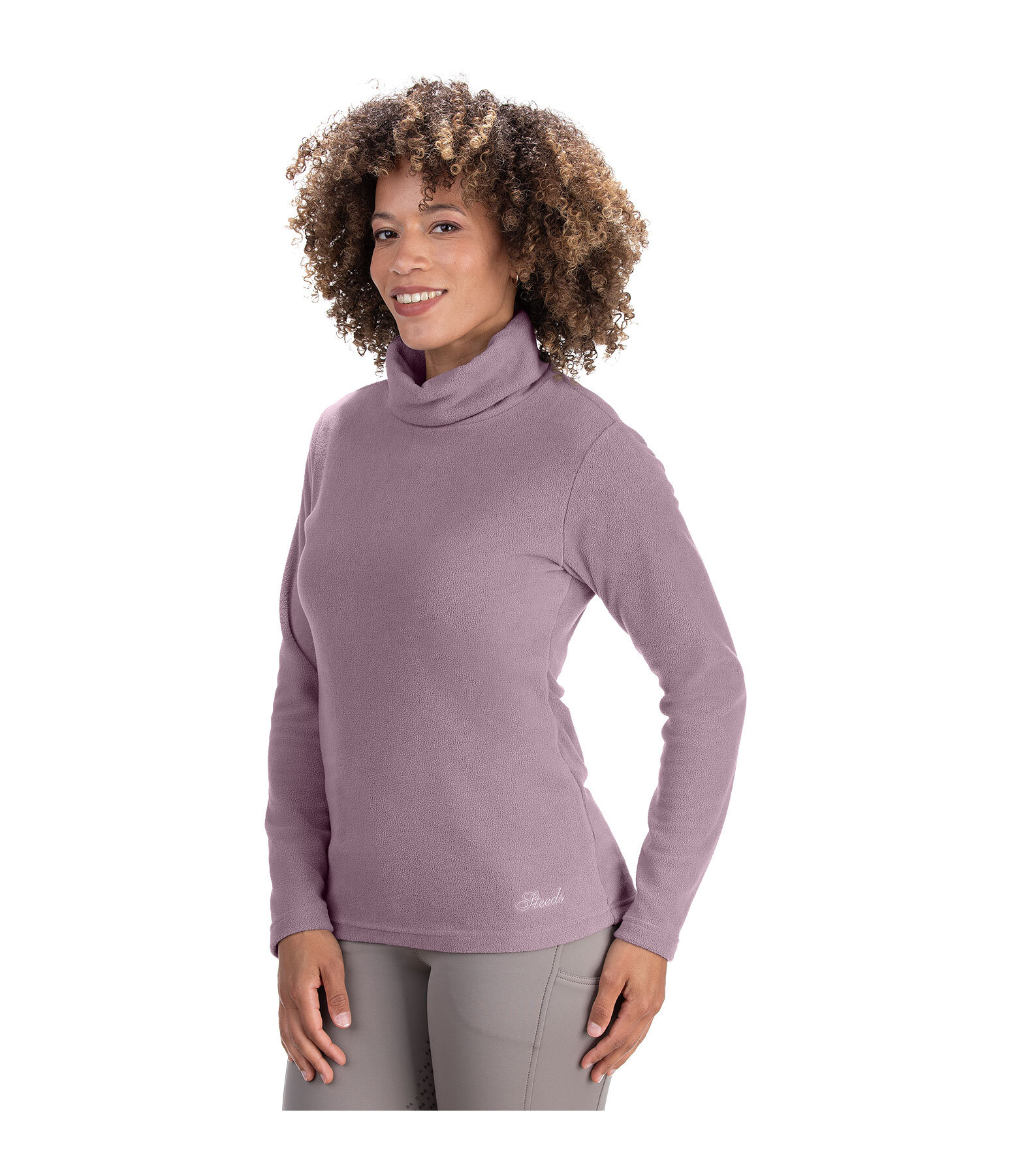 Fleece-Rollkragenpullover Thea