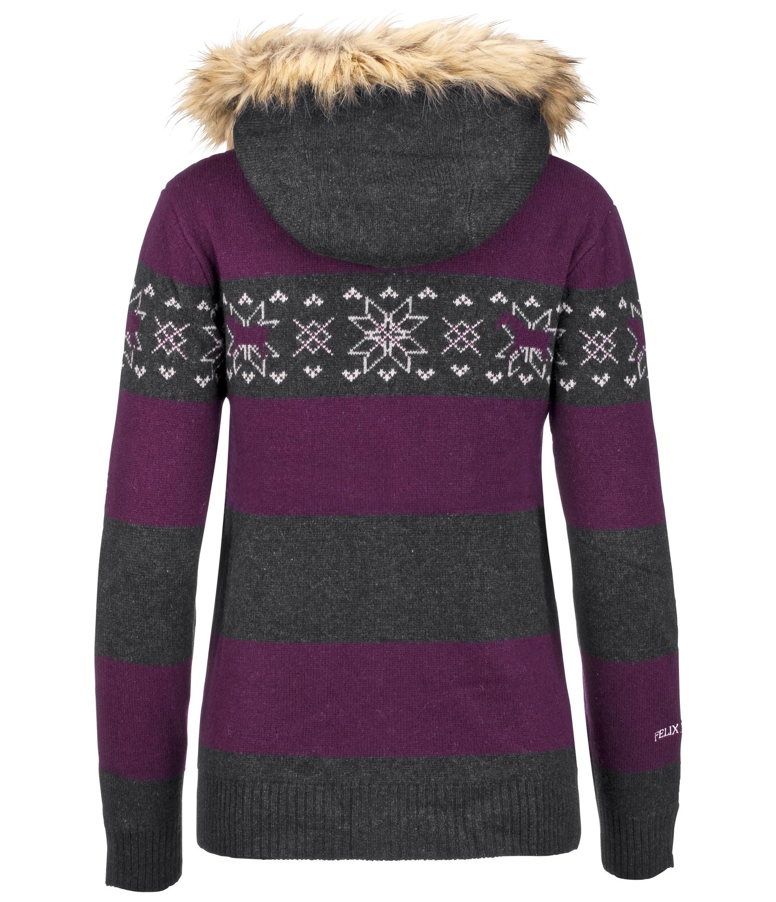 Kapuzen-Strickjacke Mona