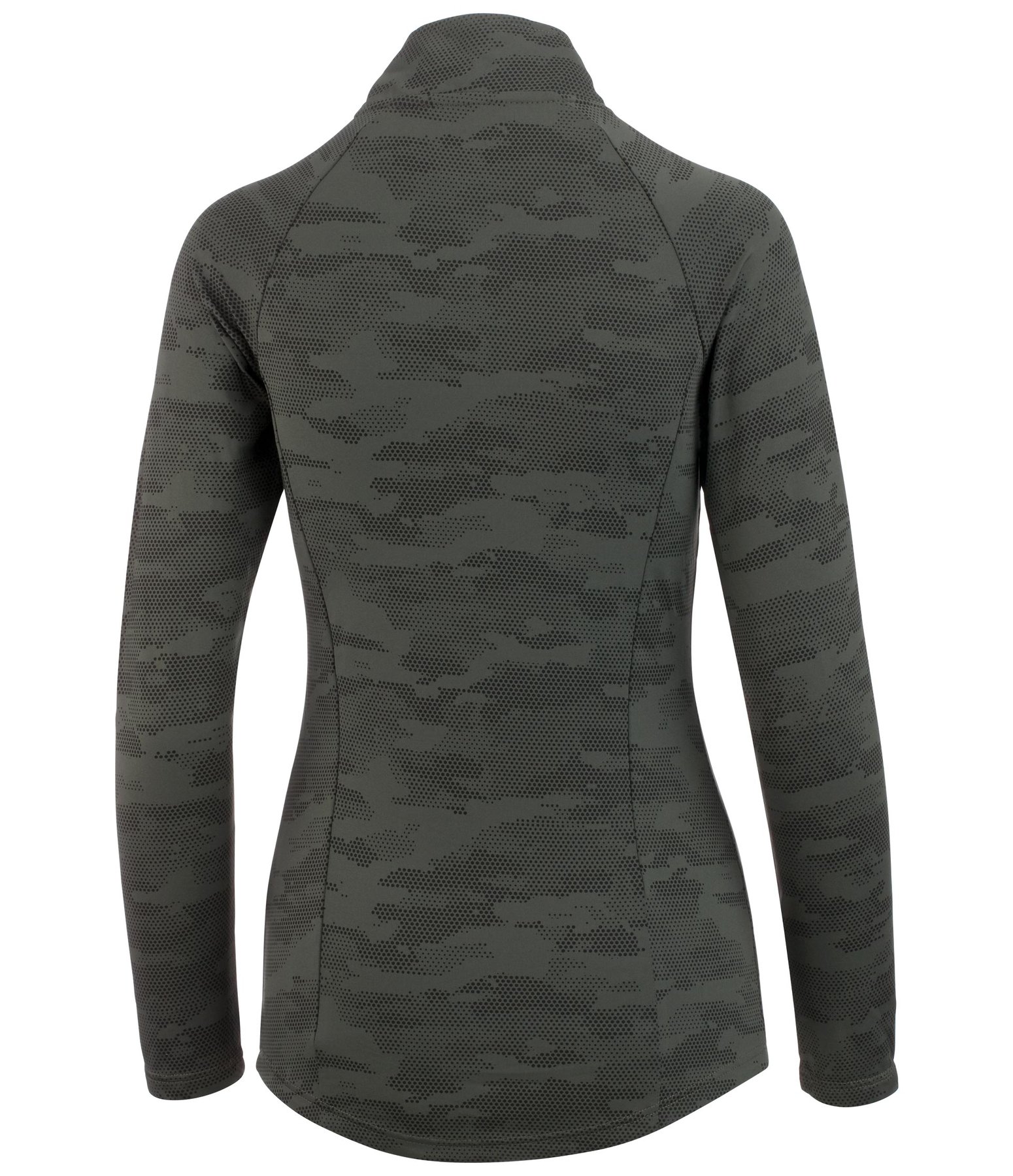 Zip-Funktions-Stretch-Langarmshirt Amy