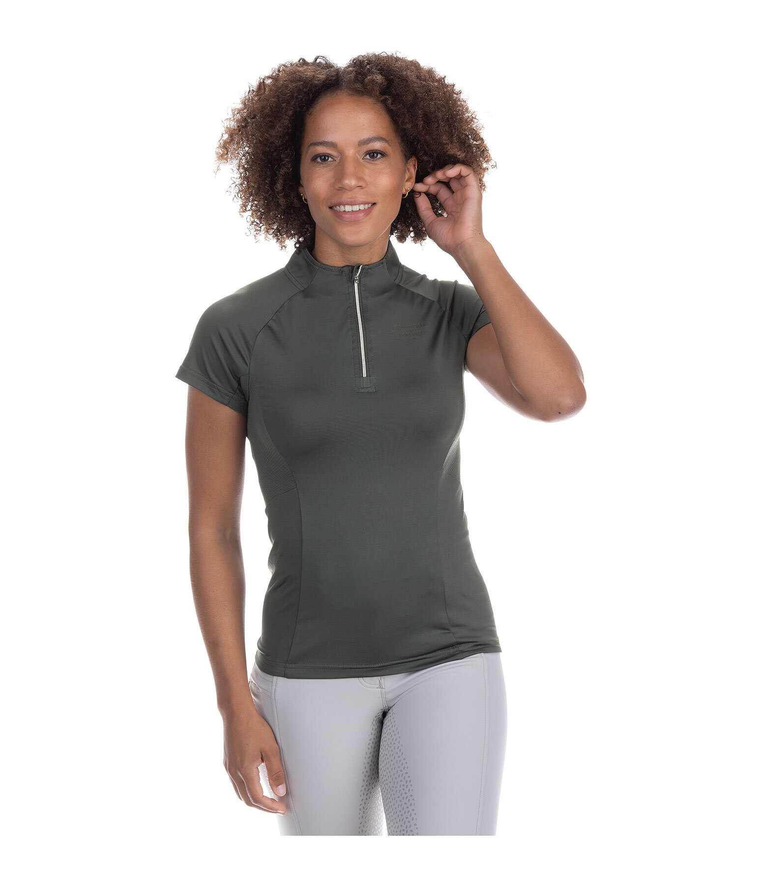 Zip-Funktionsshirt Lola