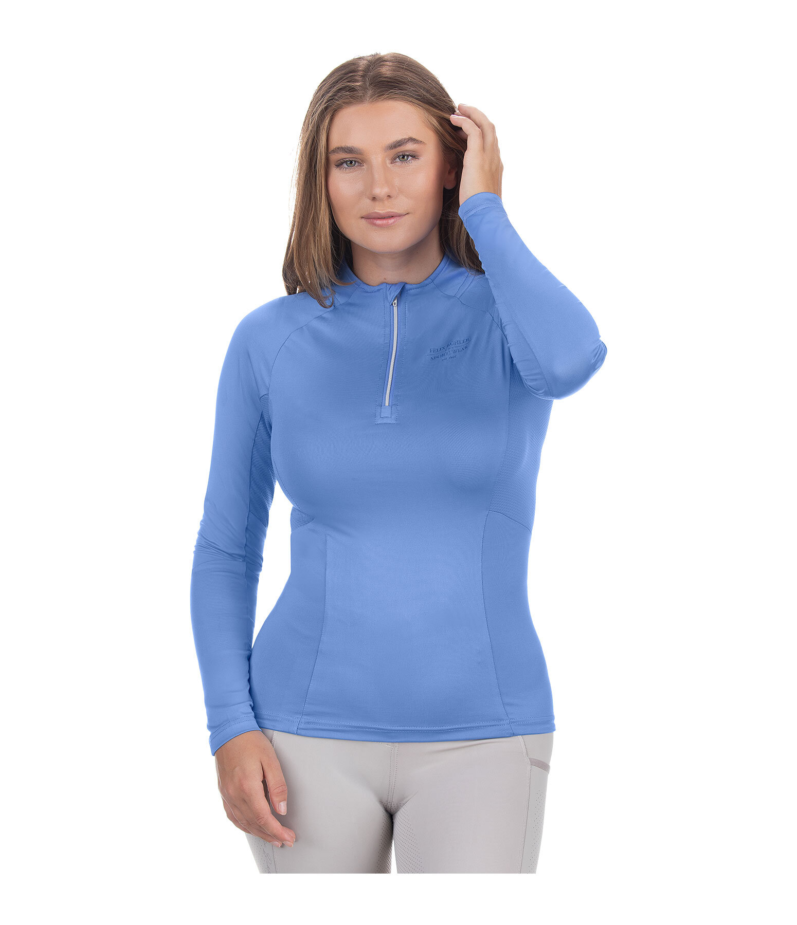 Zip-Funktions-Langarmshirt Sofie