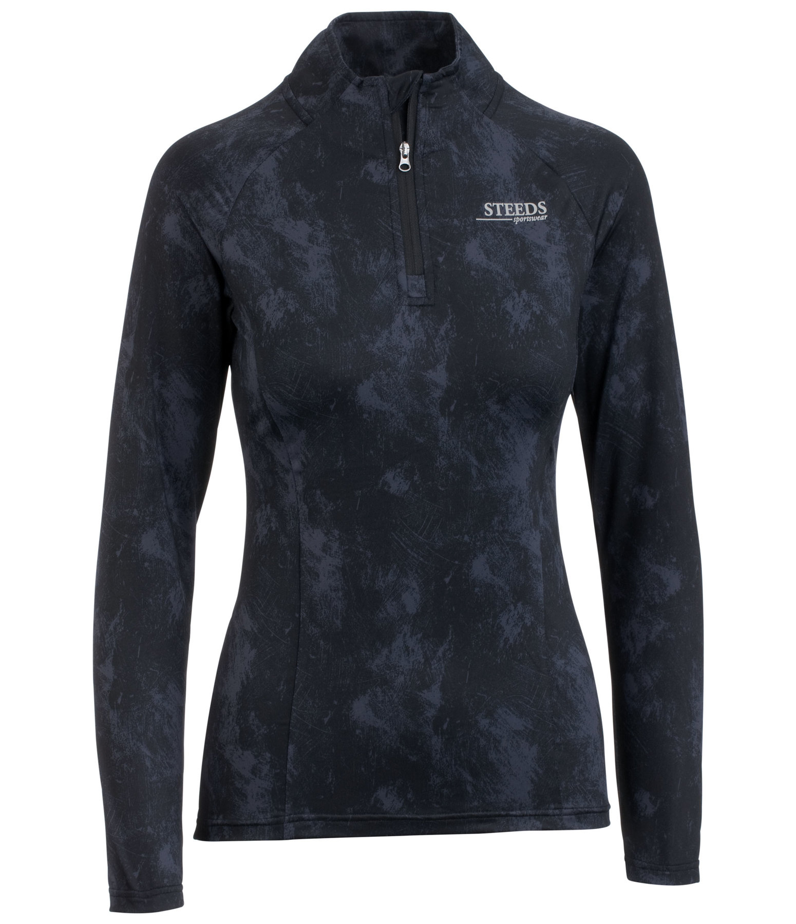 Zip-Funktions-Stretch-Langarmshirt Julie