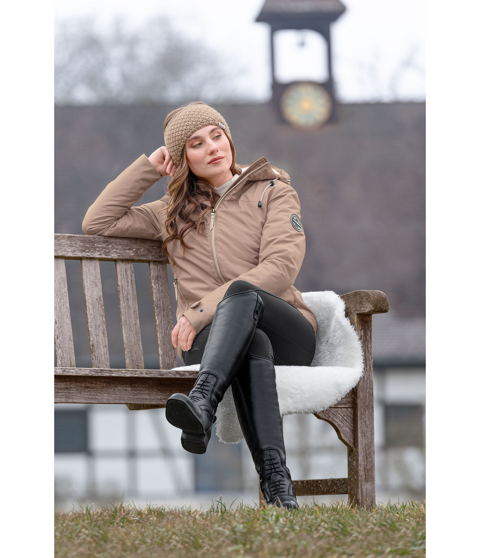 Funktions-Kapuzen-Reitjacke Emelie II