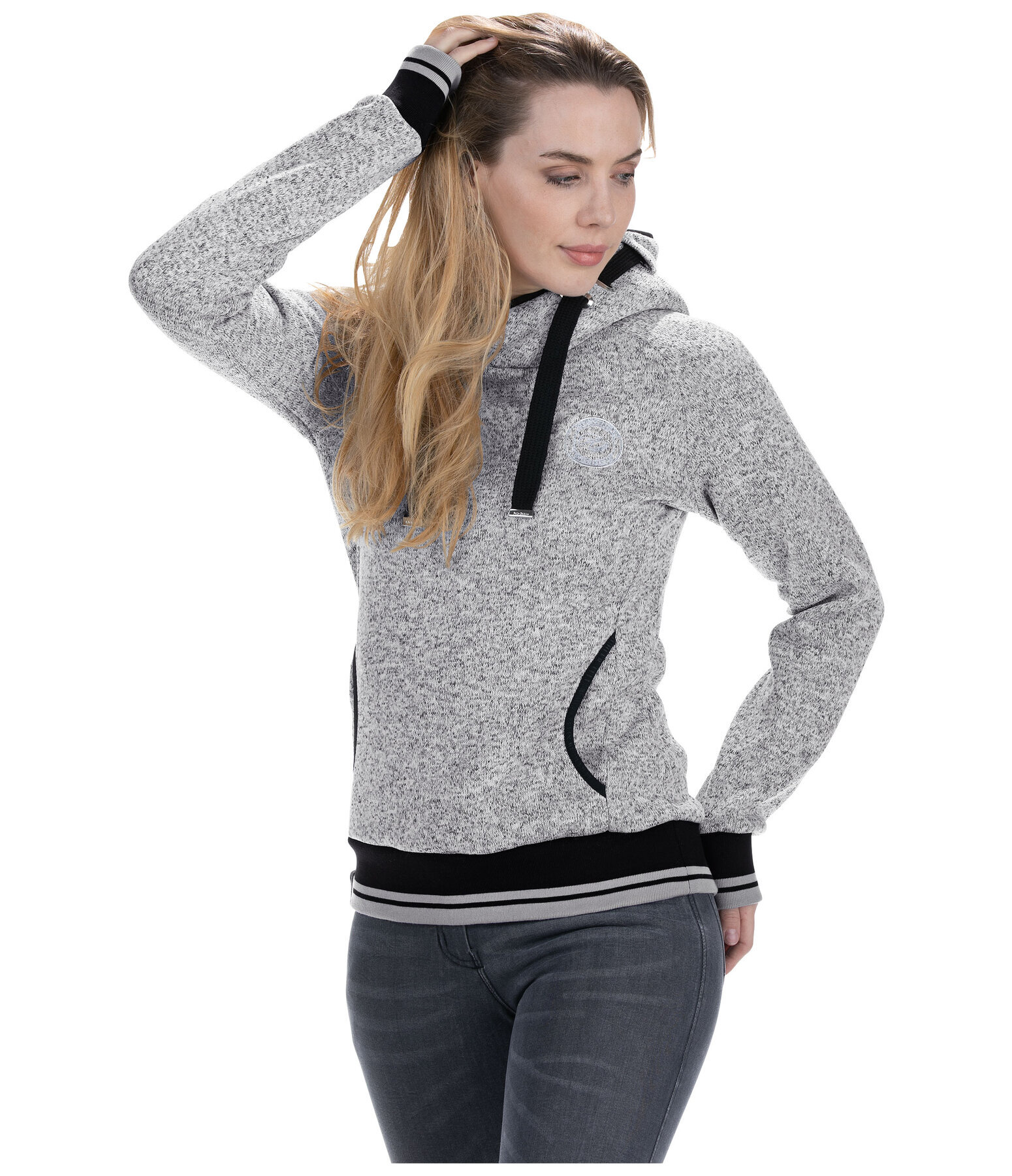 Strickfleece-Hoodie Hanna