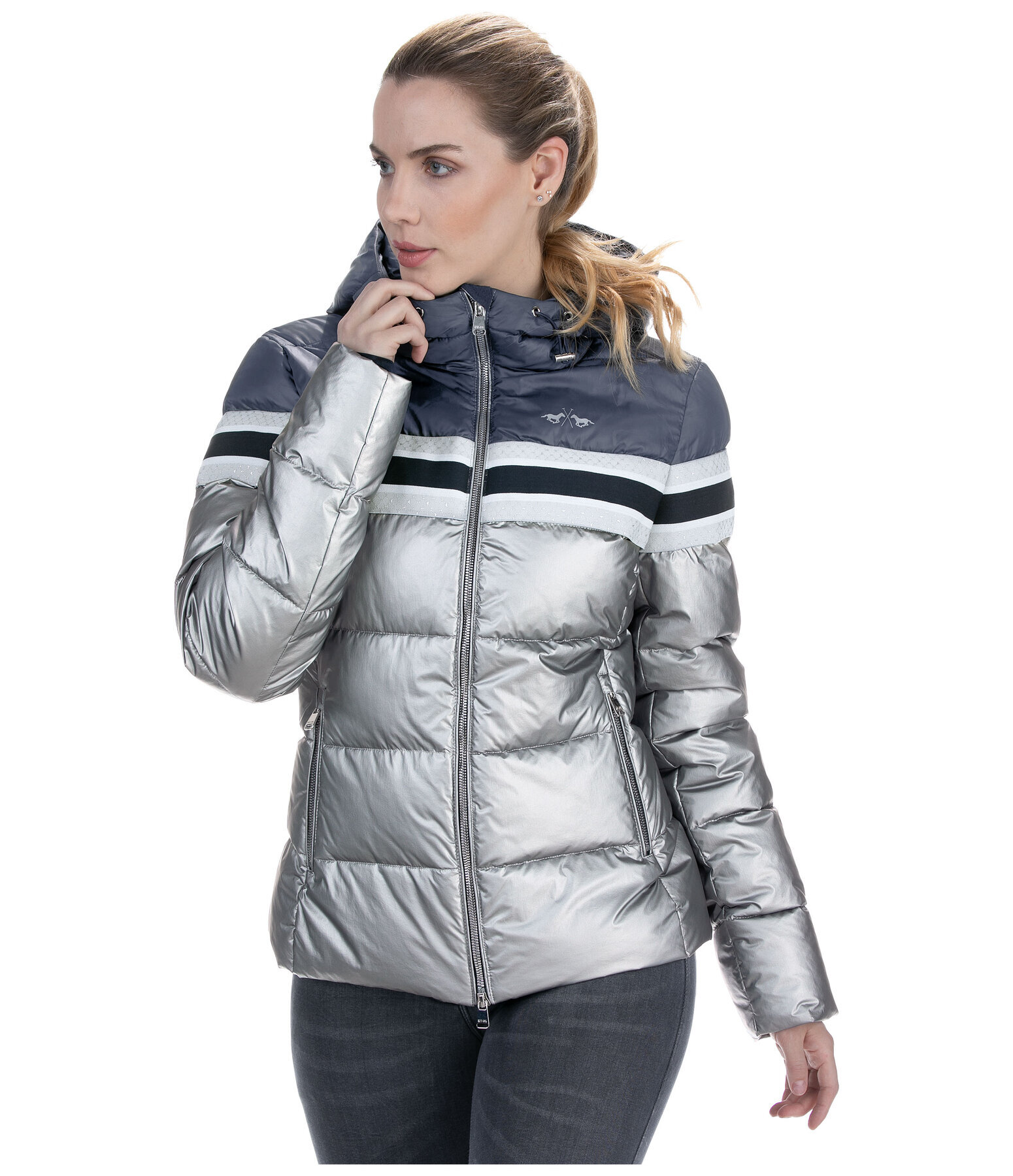 Downlook-Kapuzen-Reitjacke Elize