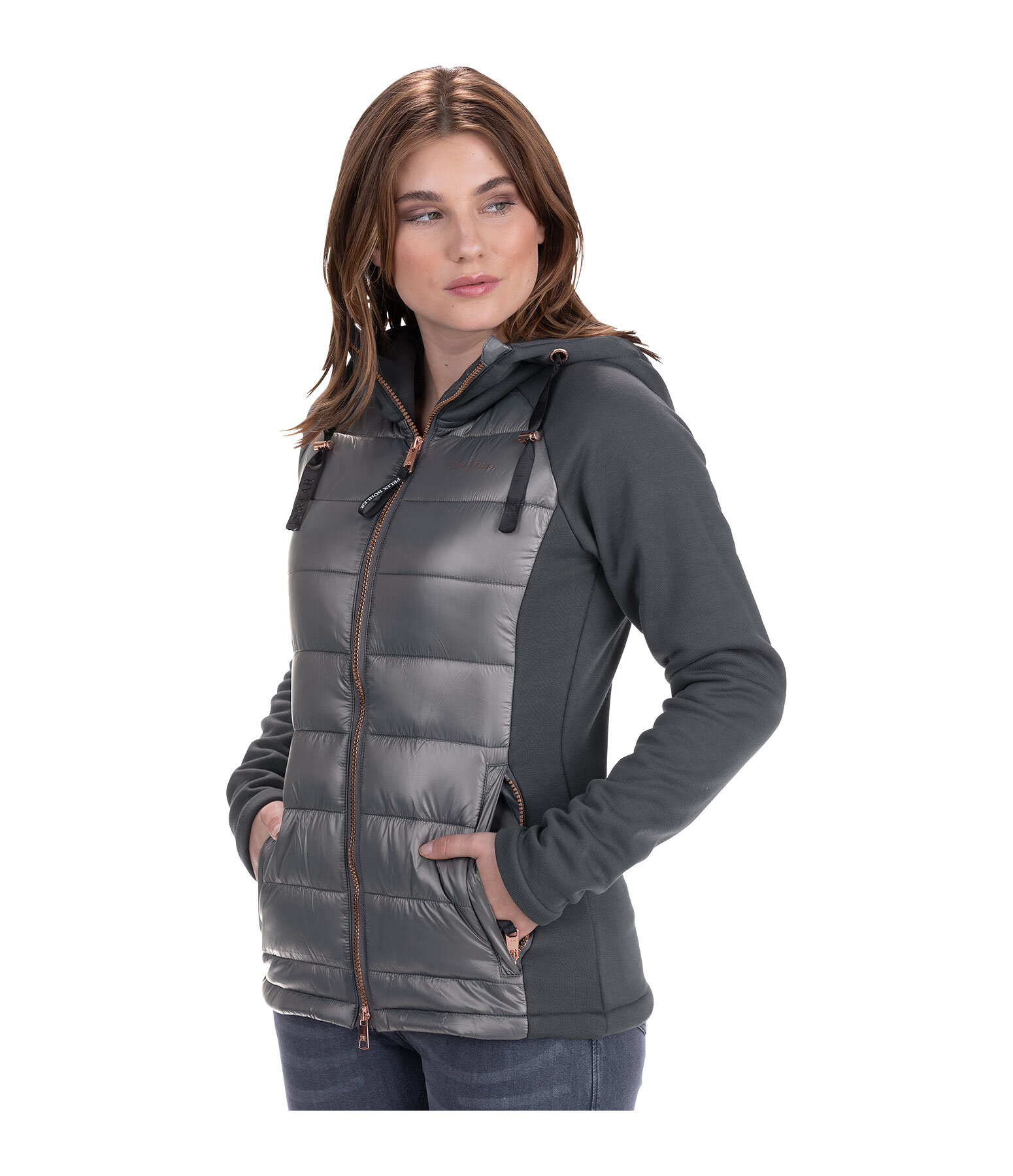 Kapuzen-Kombi-Stretchjacke Jenna