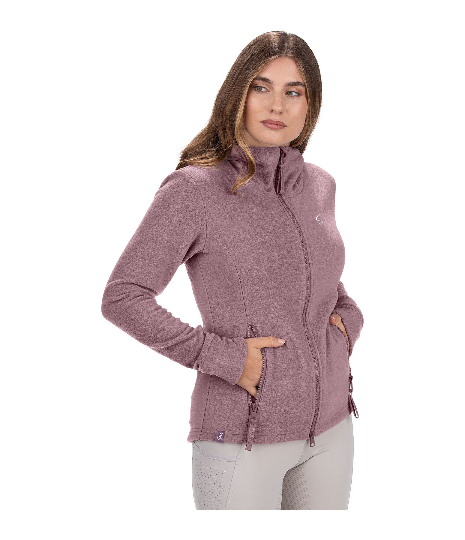 Kapuzen-Fleecejacke Cat