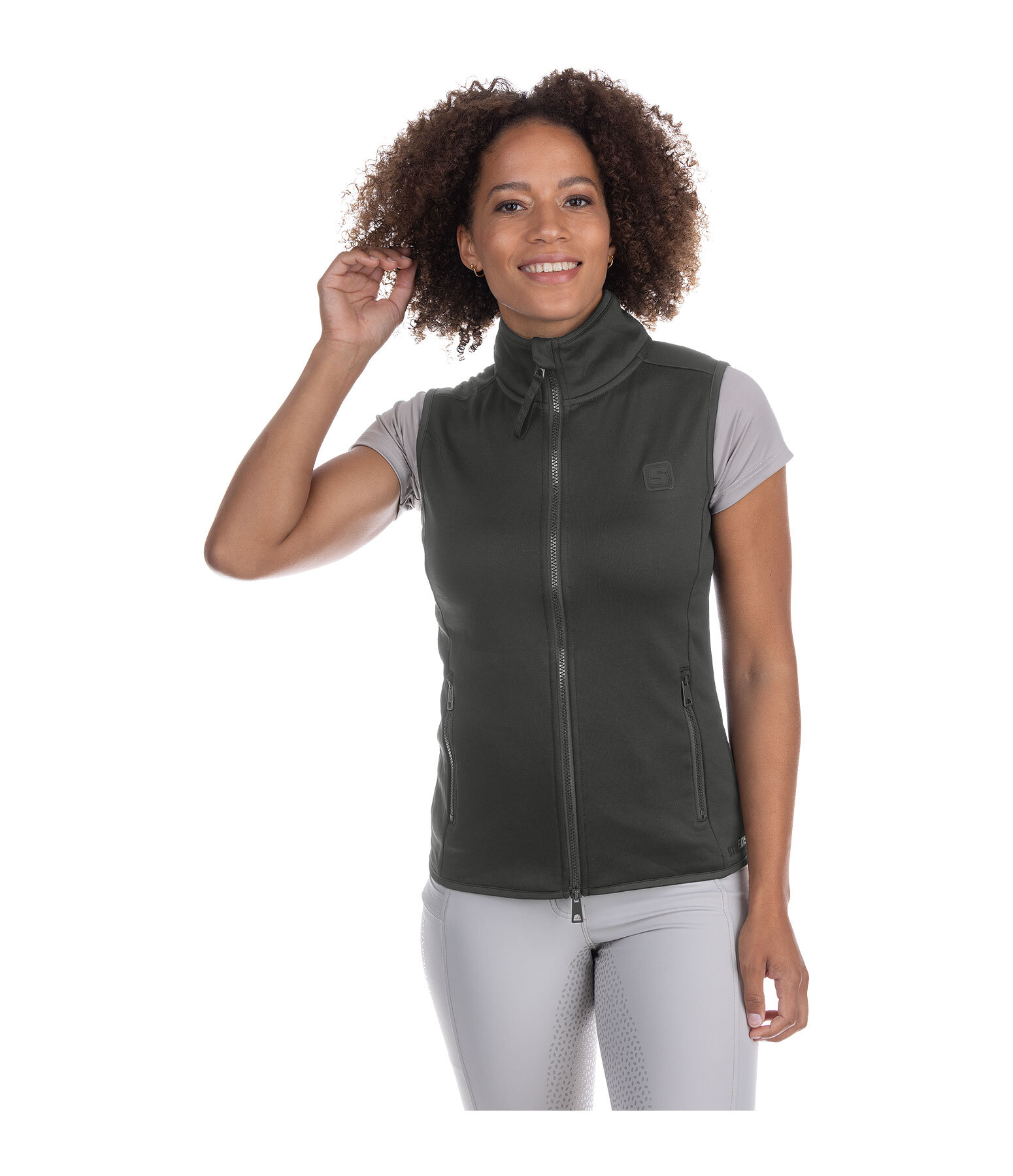 HKM Chaleco De Equitación Emperor-9600 - Alta Retención De Calor, Unisex Adulto - Con Bolsillos