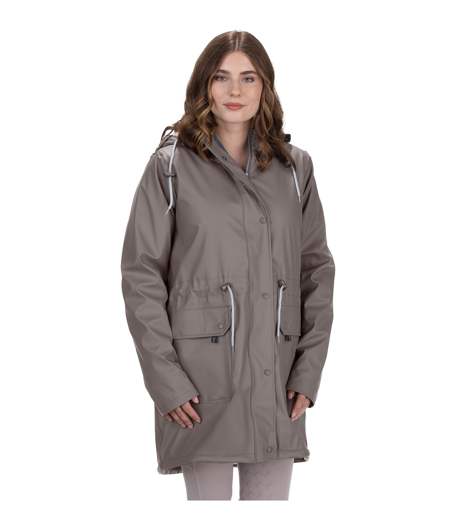 Teddyfleece-Kapuzenregenjacke Stella II