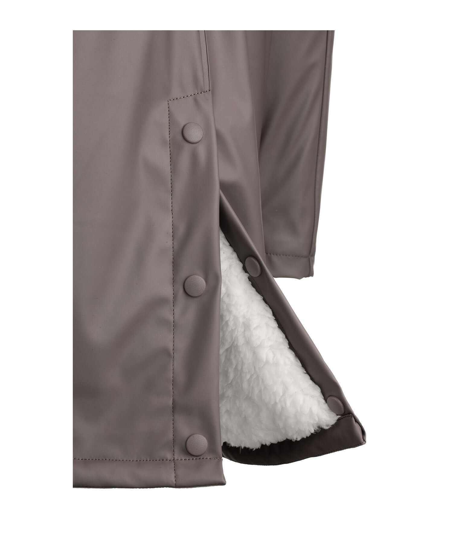 Teddyfleece-Kapuzenregenjacke Stella II