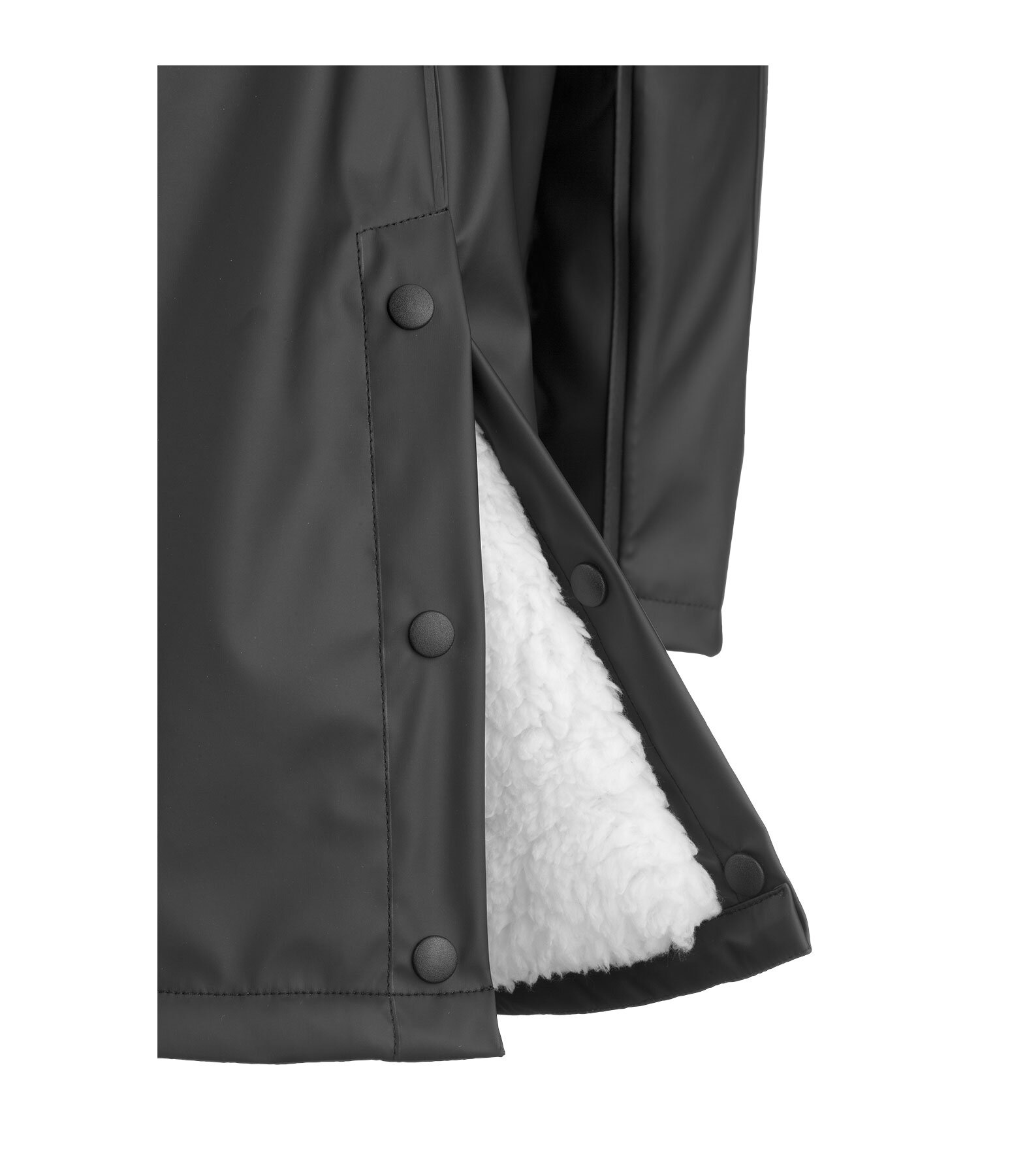 Teddyfleece-Kapuzenregenjacke Stella II