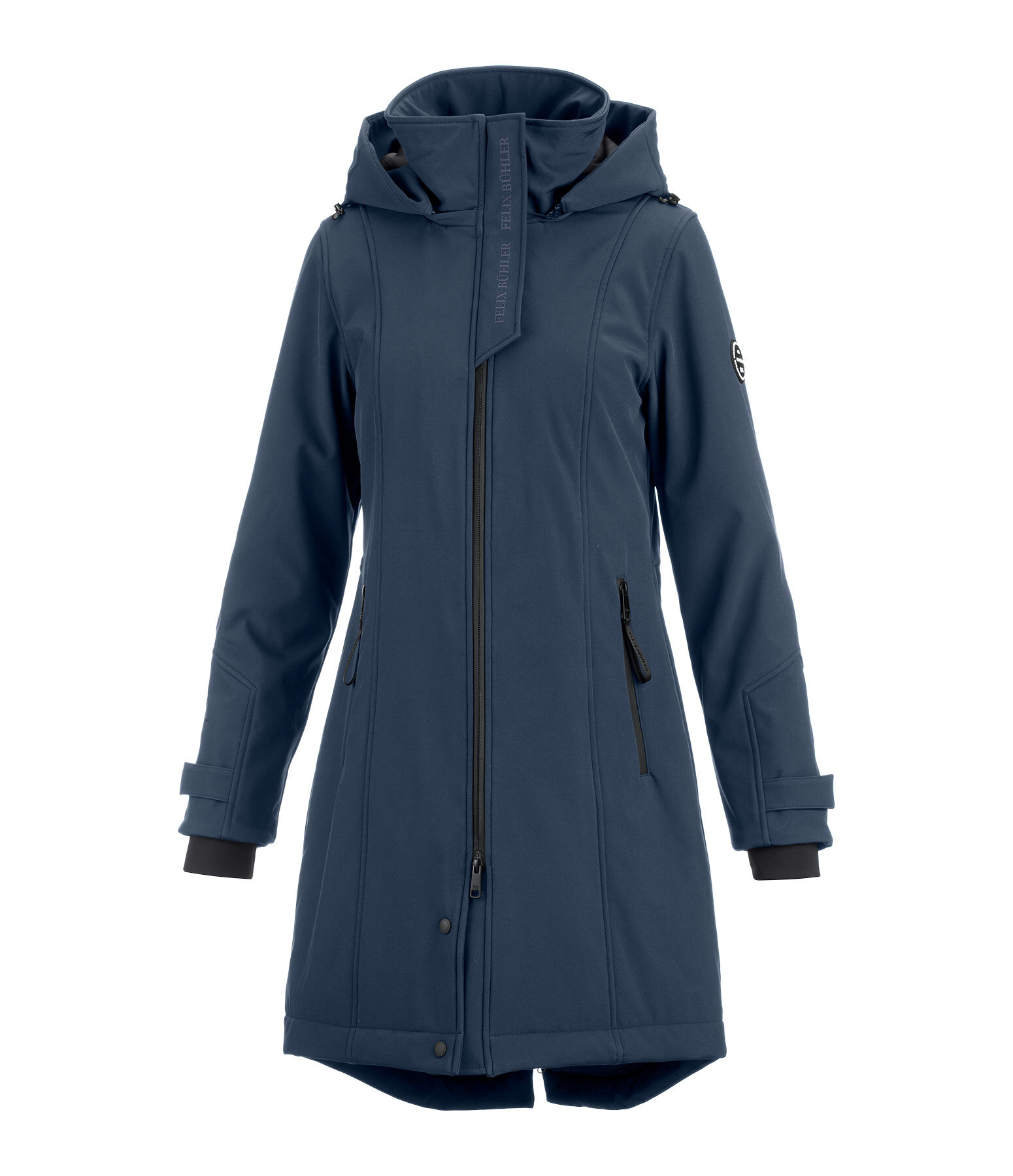 Kapuzen-Softshell-Reitmantel Aurelie