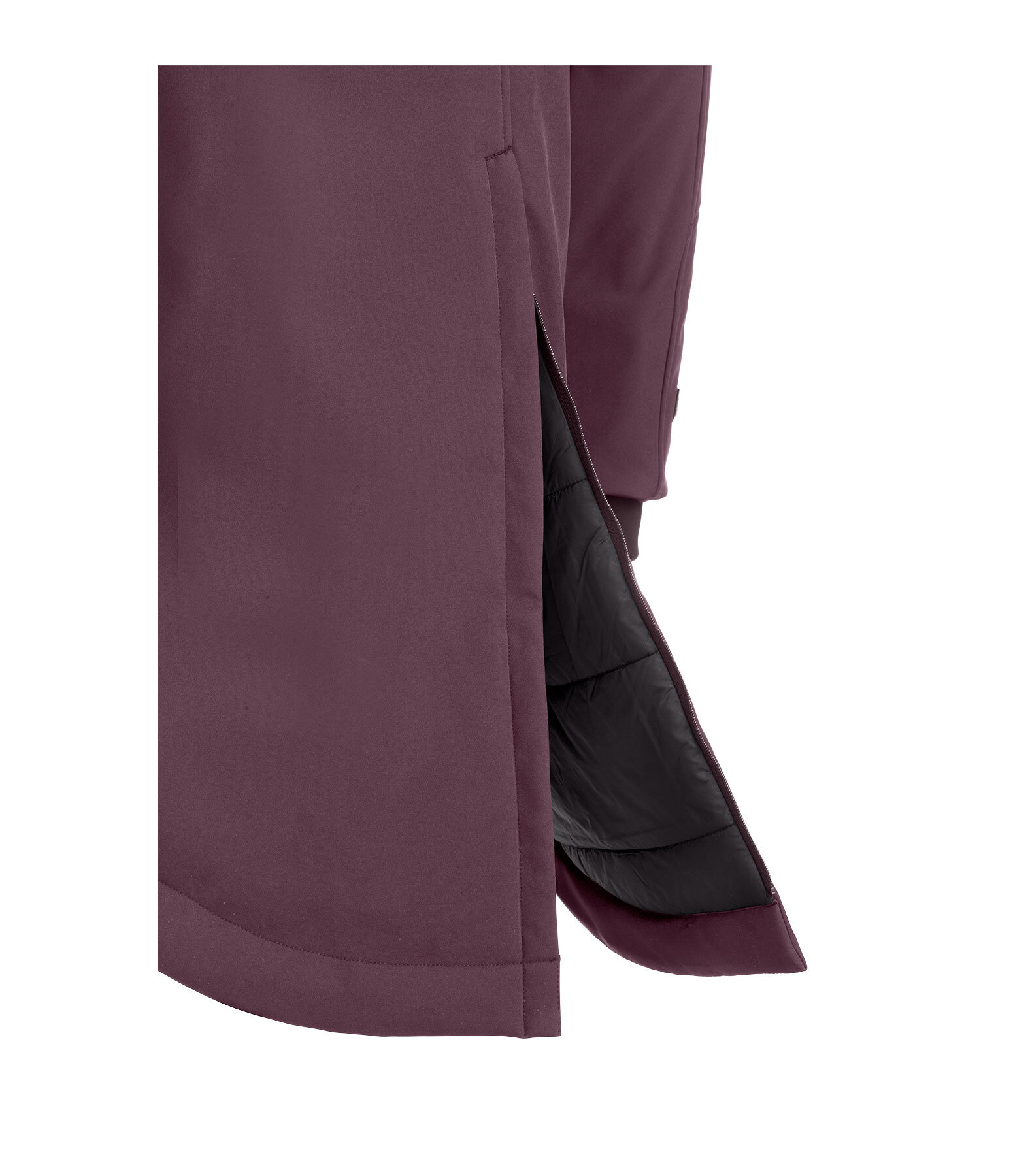 Kapuzen-Softshell-Reitmantel Aurelie