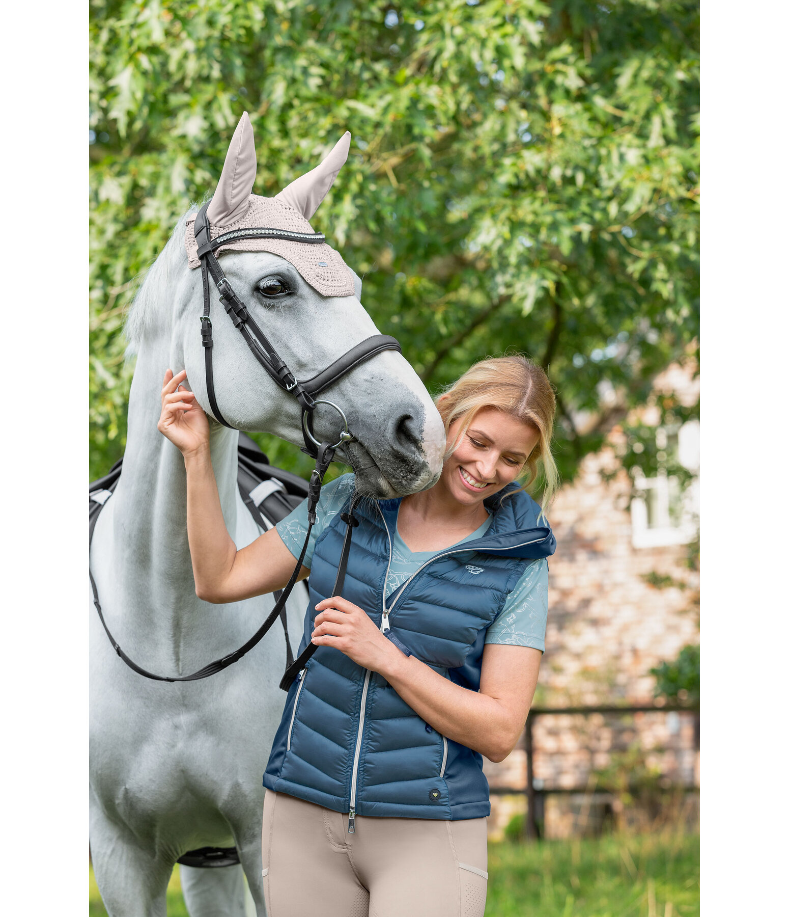 Softshell-Kapuzen-Kombi-Reitweste Zoey