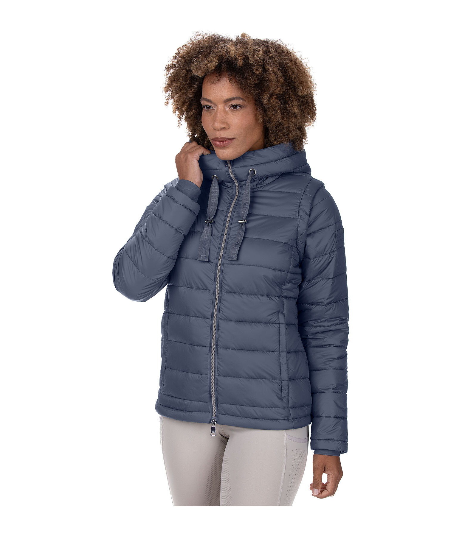 2 in 1 Kapuzen-Steppjacke Cecile
