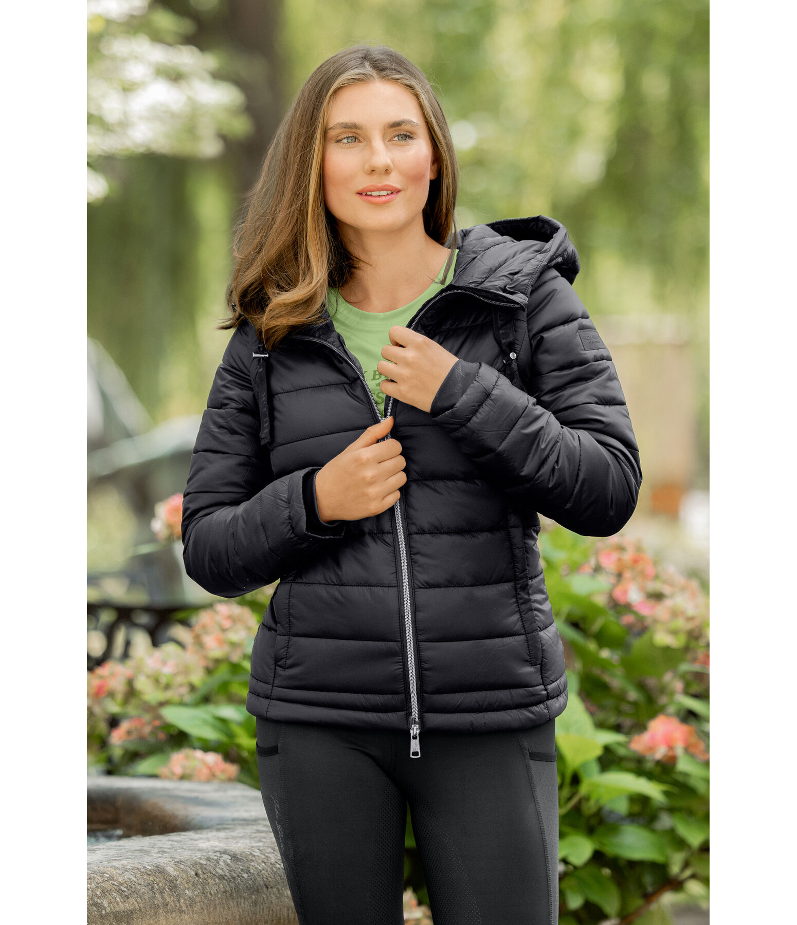 2 in 1 Kapuzen-Steppjacke Cecile
