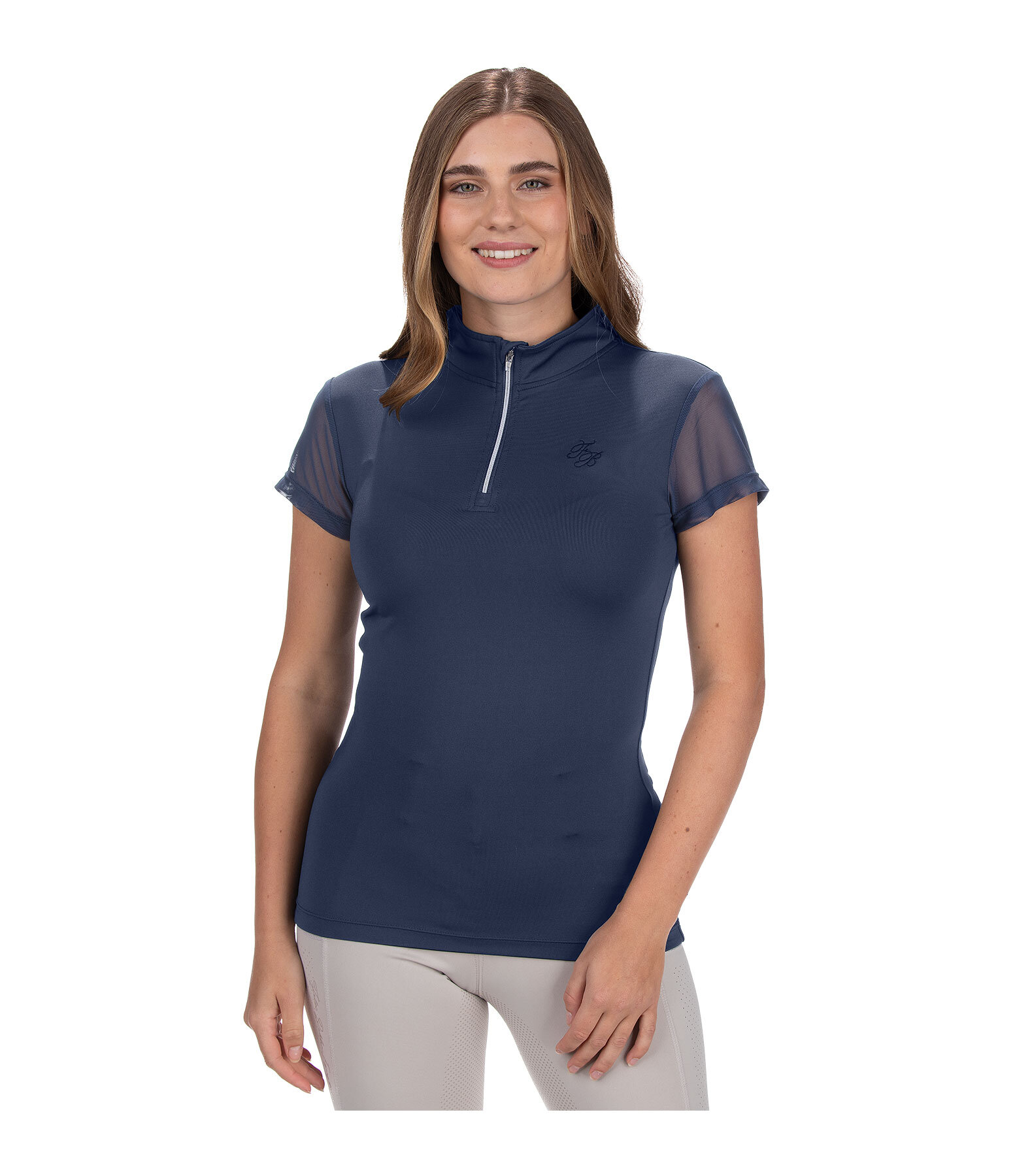 Mesh-Kurzarmshirt Breezy