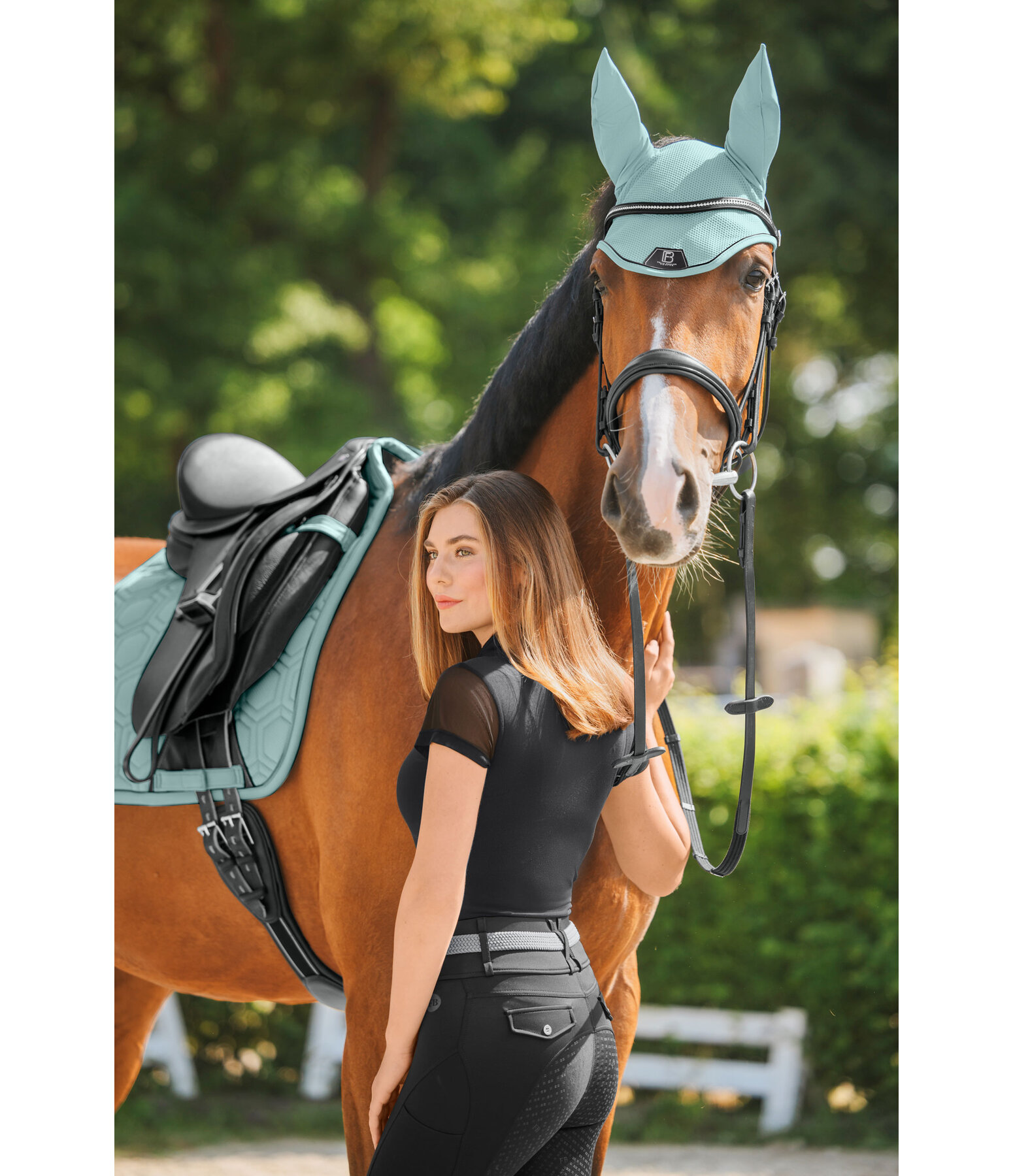 Mesh-Kurzarmshirt Breezy