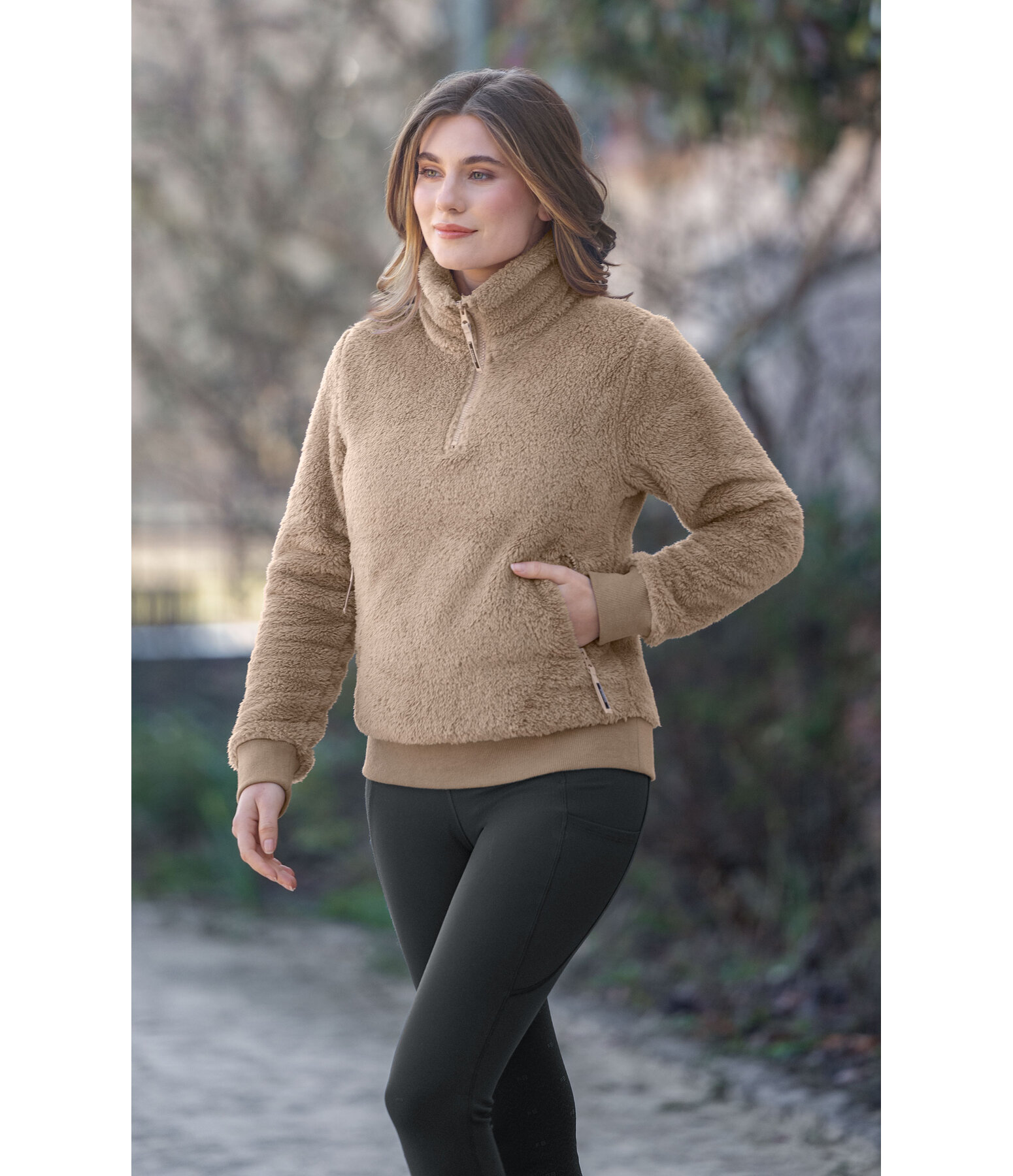 Teddyfleece-Pullover Nella